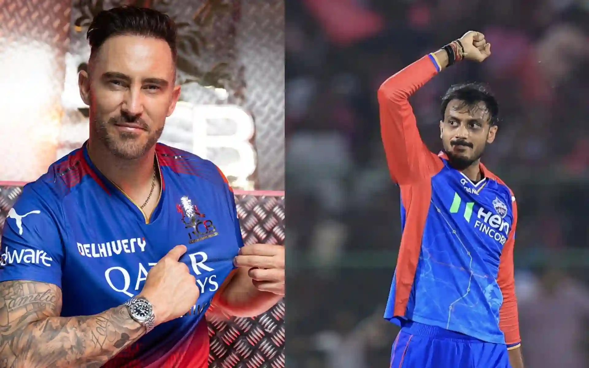 Faf Du Plessis and Axar Patel - (DCFanClub/X.com)
