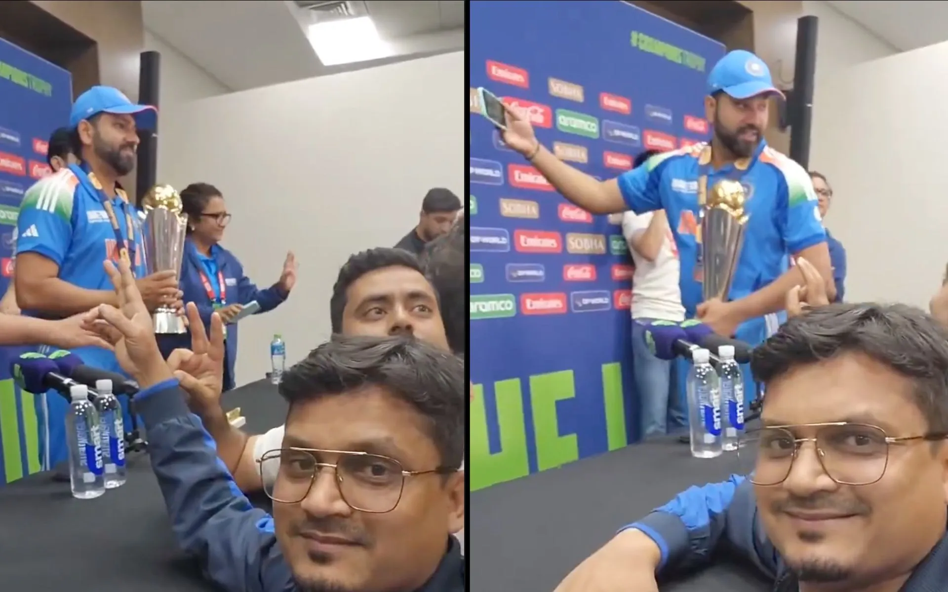 Rohit Sharma - (Source:@ScreenGrab)