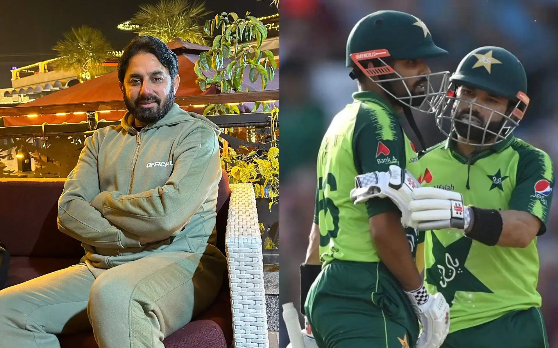 Saeed Ajmal backs Babar Azam & Mohammad Rizwan. [Source: @REALsaeedajmal & @SalmanAsif2007/X]