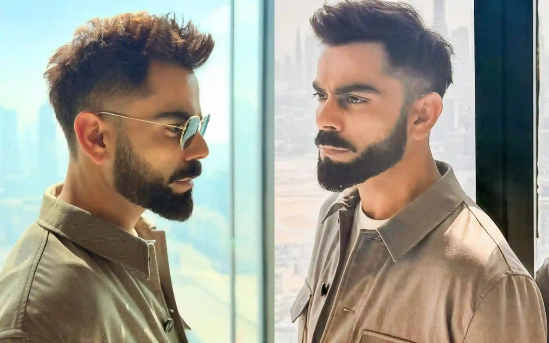 Virat Kohli in new look for IPL 2025 [Source: @KohliSensation/x.com]