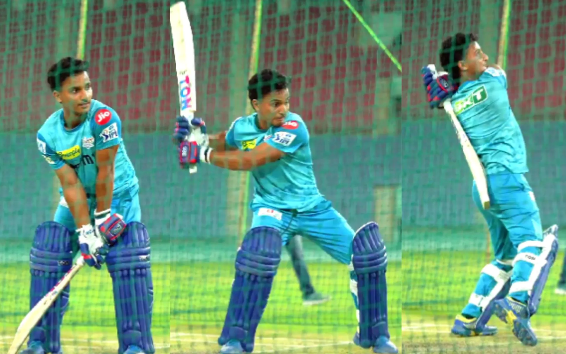 Ayush Badoni smashed six sixes in LSG's training [Source: @LucknowIPL/x.com]