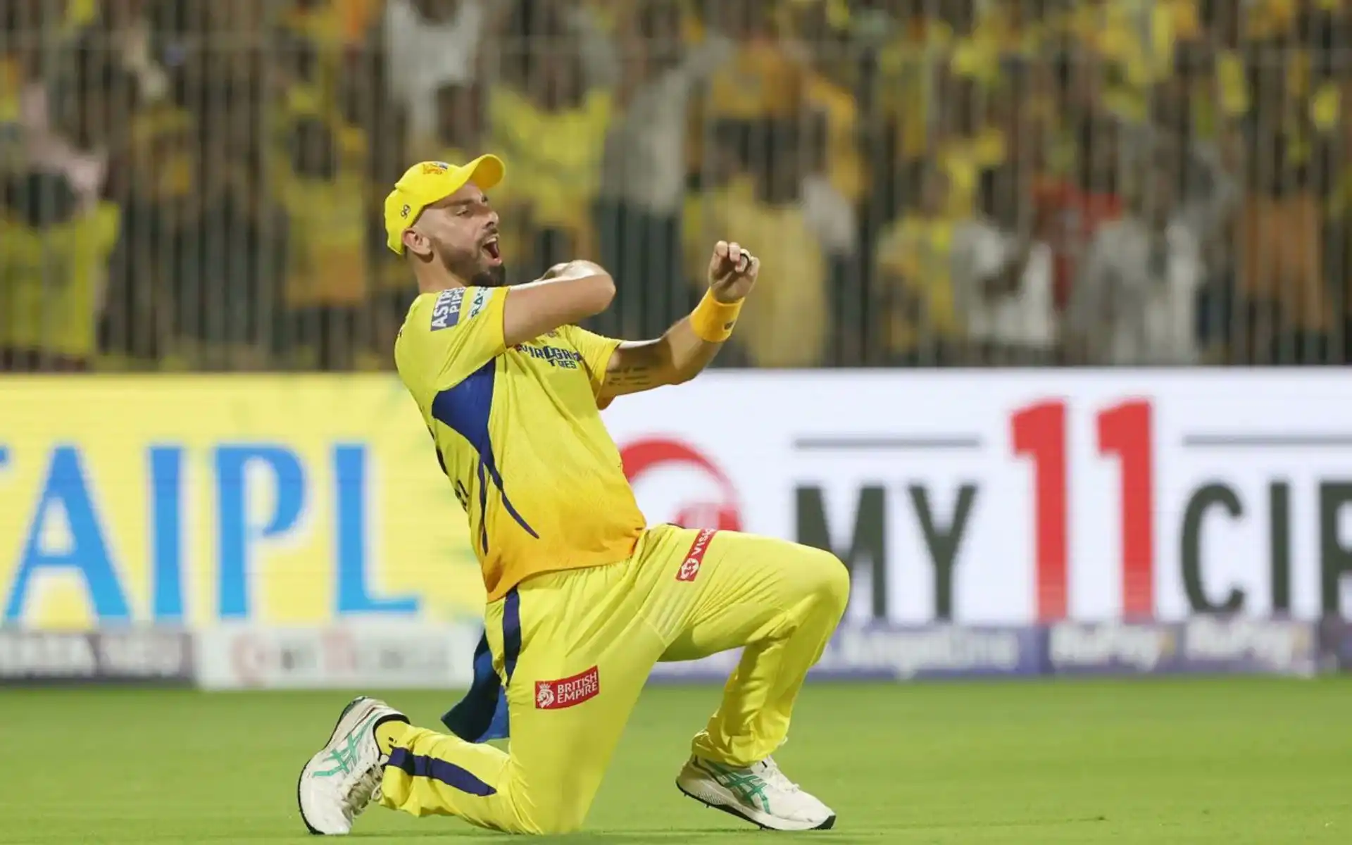 Daryl Mitchell for CSK in IPL 2024 (Source:@Vidyadhar_R/X.com)