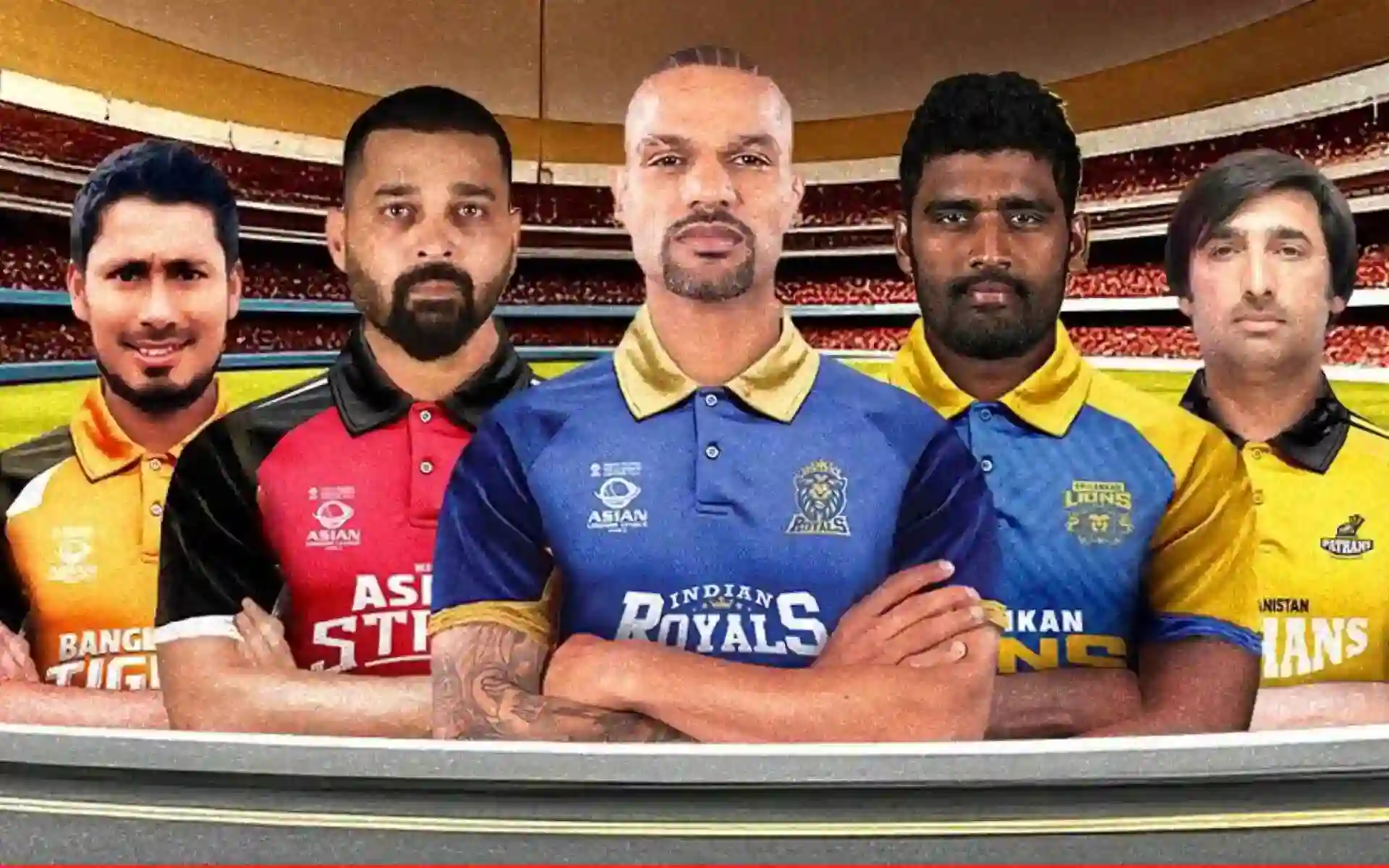 Indian Royals vs Asian Stars (Source:@AsianLegendsT20/X.com)