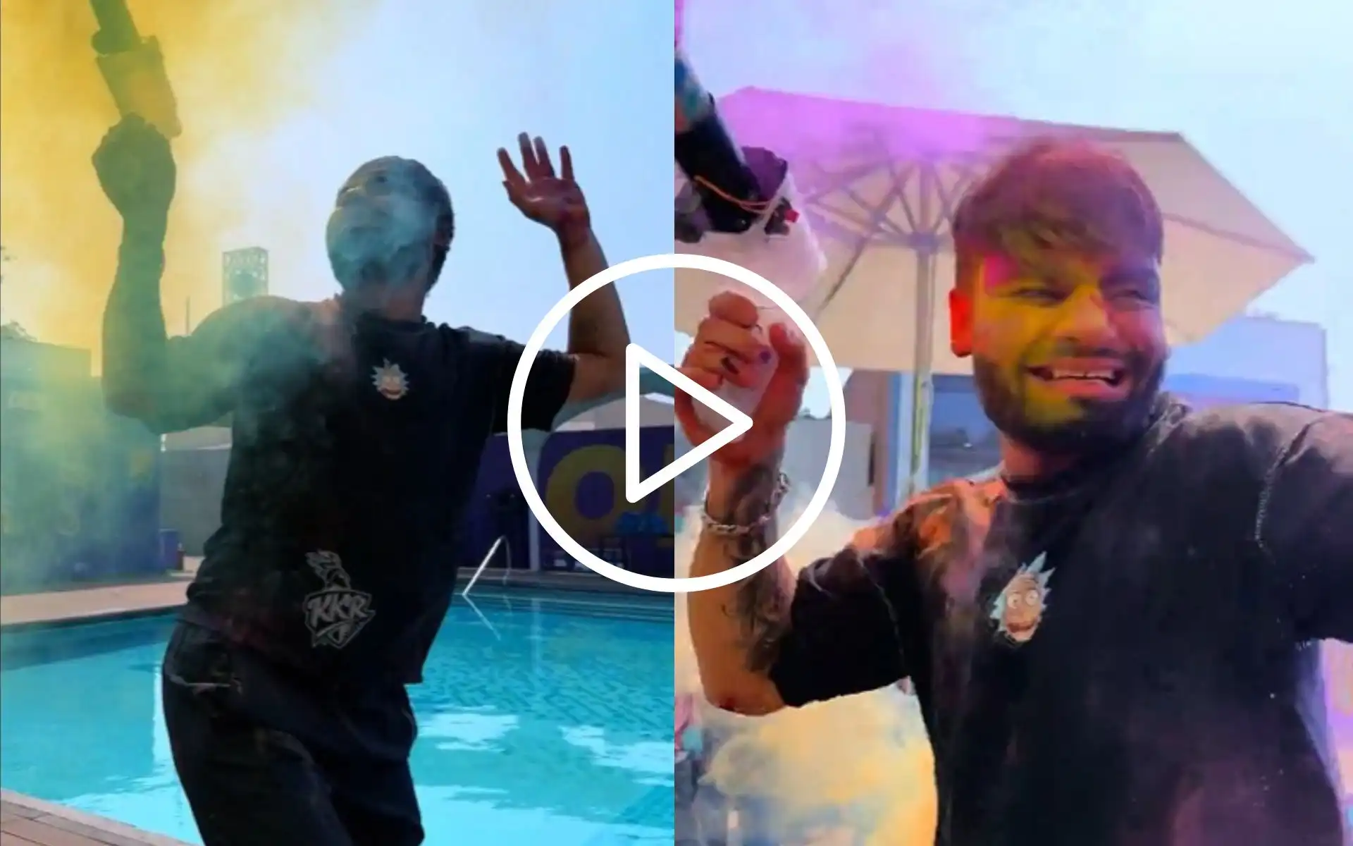 [Watch] Rinku Singh Turns Holi Into A Dance Floor With KKR Players Ahead Of IPL 2025 