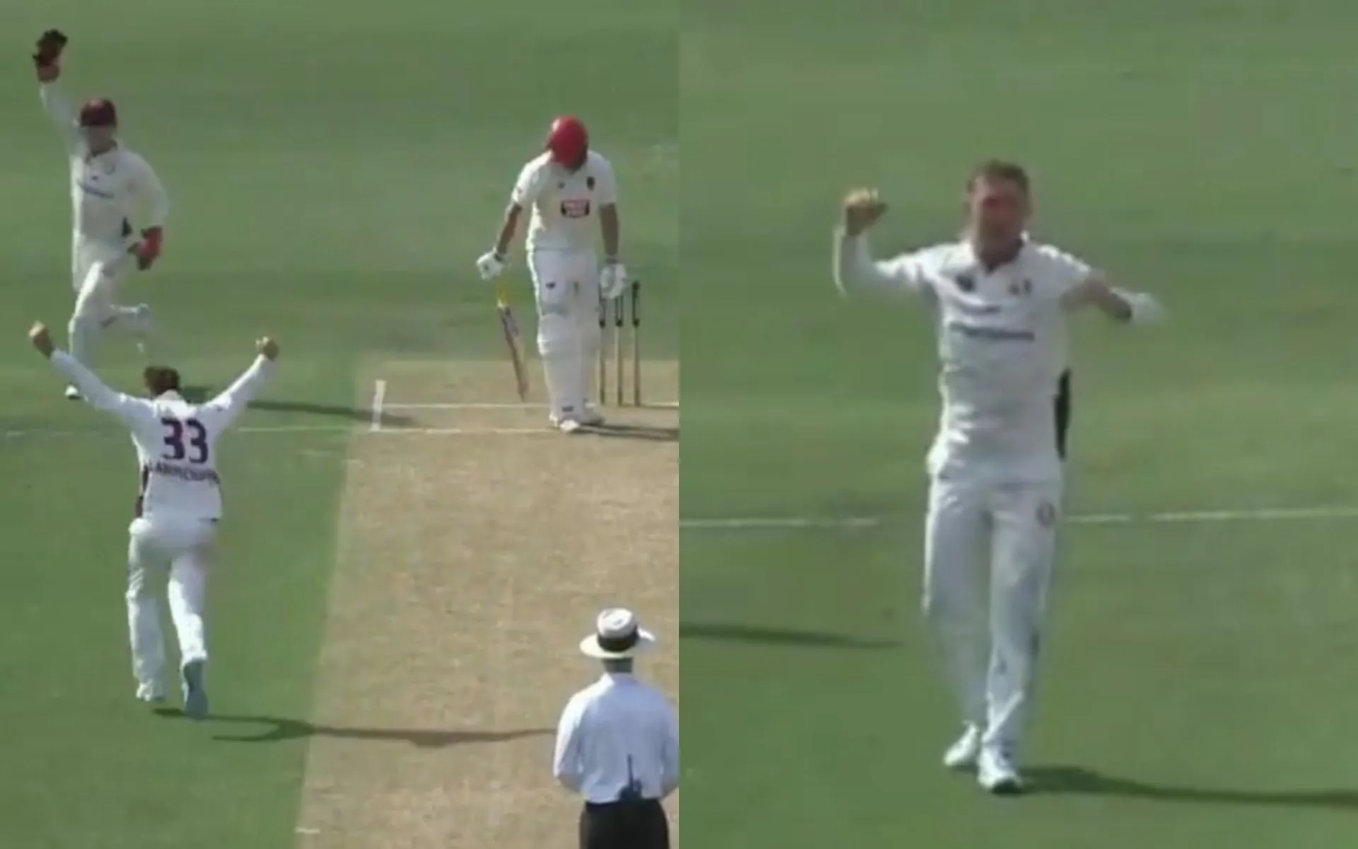 Marnus Labuschagne in Sheffield Shield match [Source: @cricketcomau/X.com]