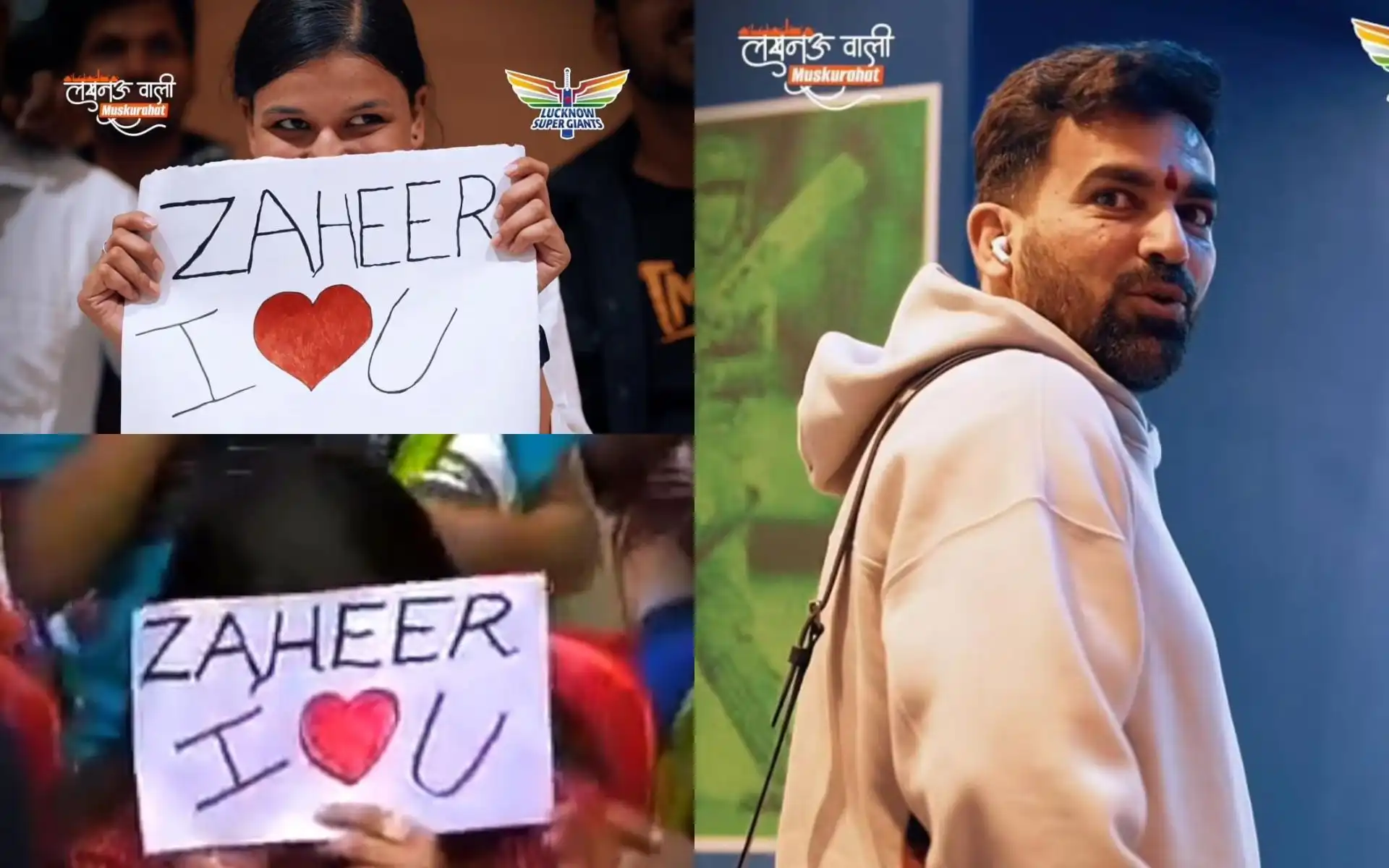 Zaheer Khan's reunion with his fan after 20 years. [Source - lucknowsupergiants/Instagram]