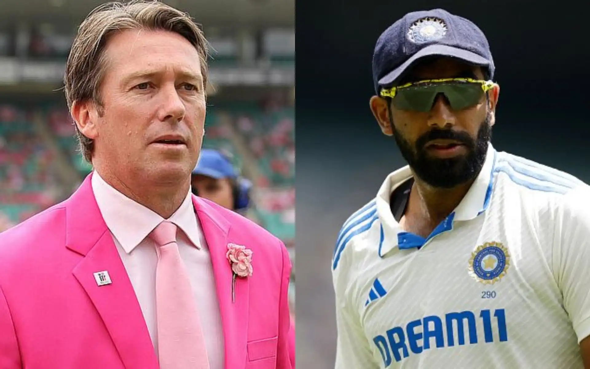 Glenn McGrath's opinion on Jasprit Bumrah's fitness struggles [Source: @TheBarmyArmy, @mufaddal_vohra/X.com]
