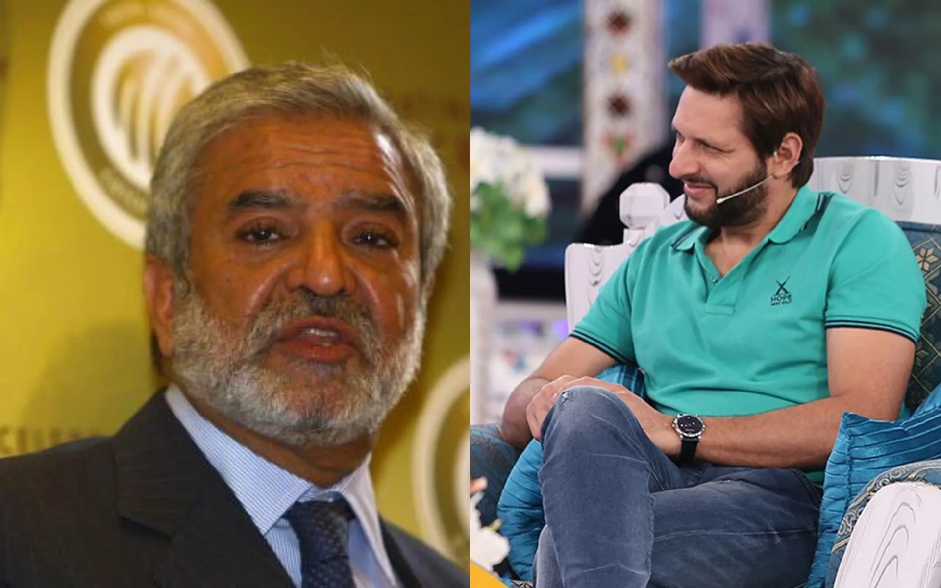 Ehsan Mani Slams Shahid Afridi (Source: @MHafeez/x.com, @TEAM_AFRIDI/x.com)