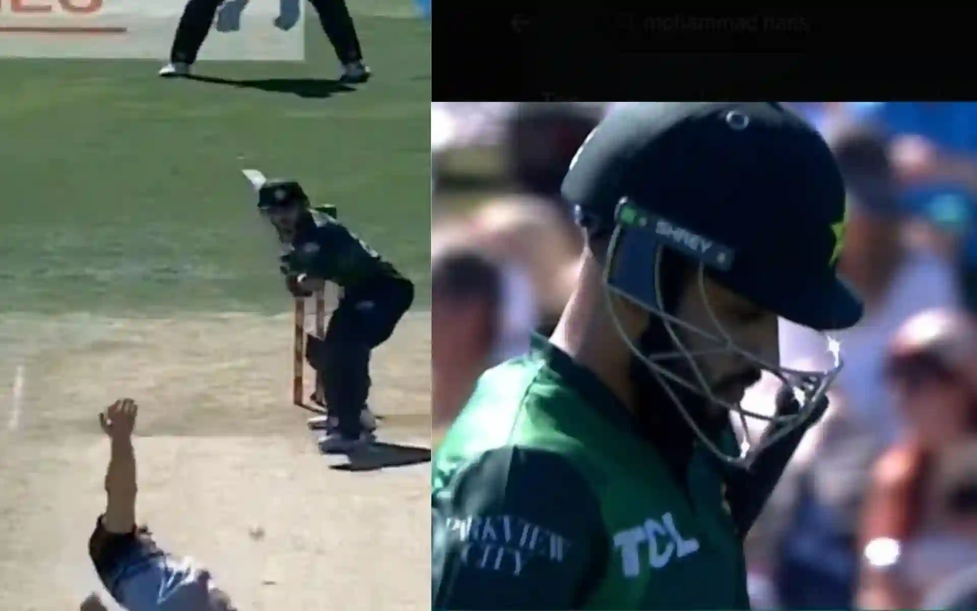 Haris departs for duck [Source: @_aliza__84/X.com]