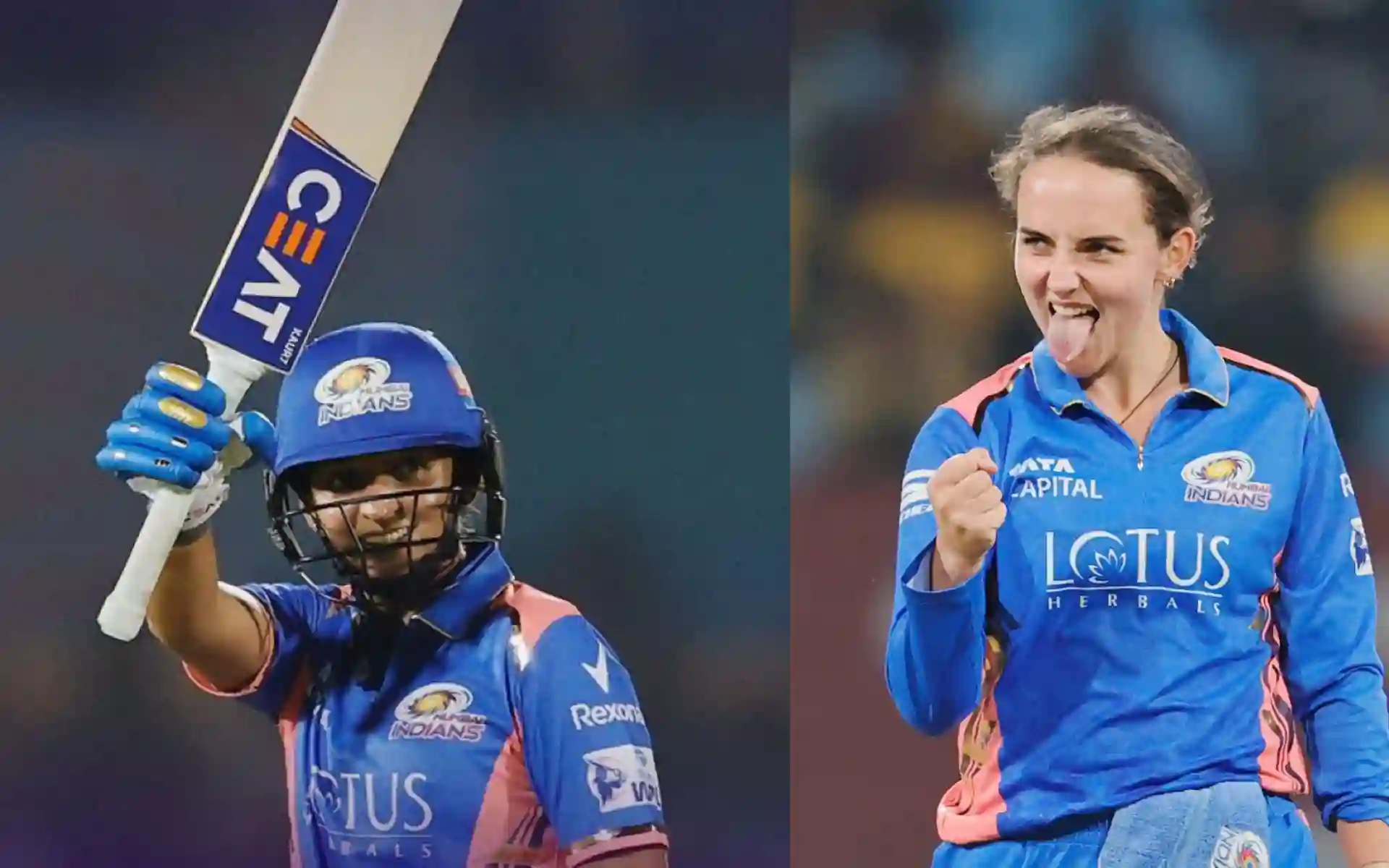 Harmanpreet Kaur and Amelia Kerr (Source:@itsmenitesh04,x,com)