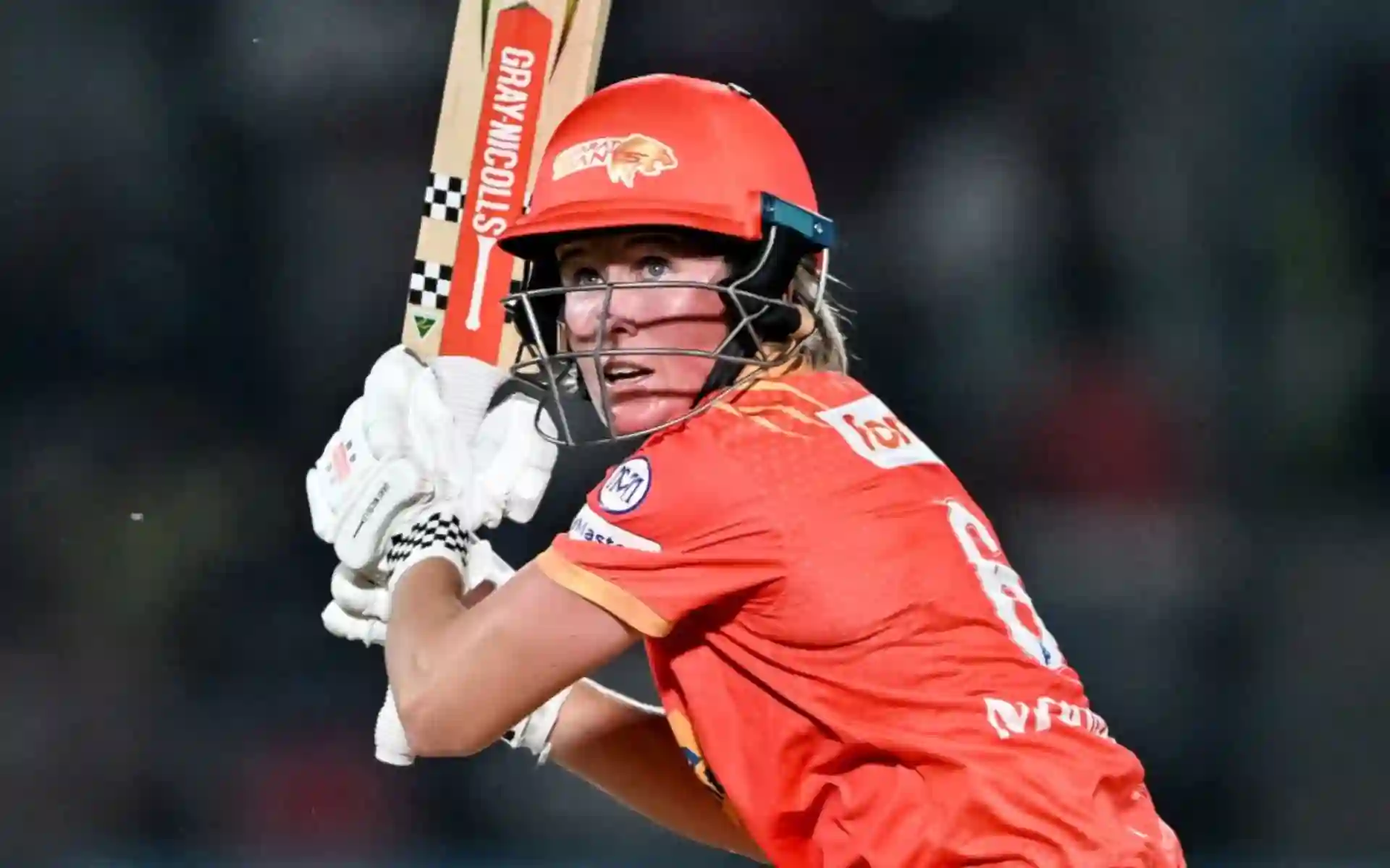 Beth Mooney vs UP Warriorz (Source:@graynics/x.com)