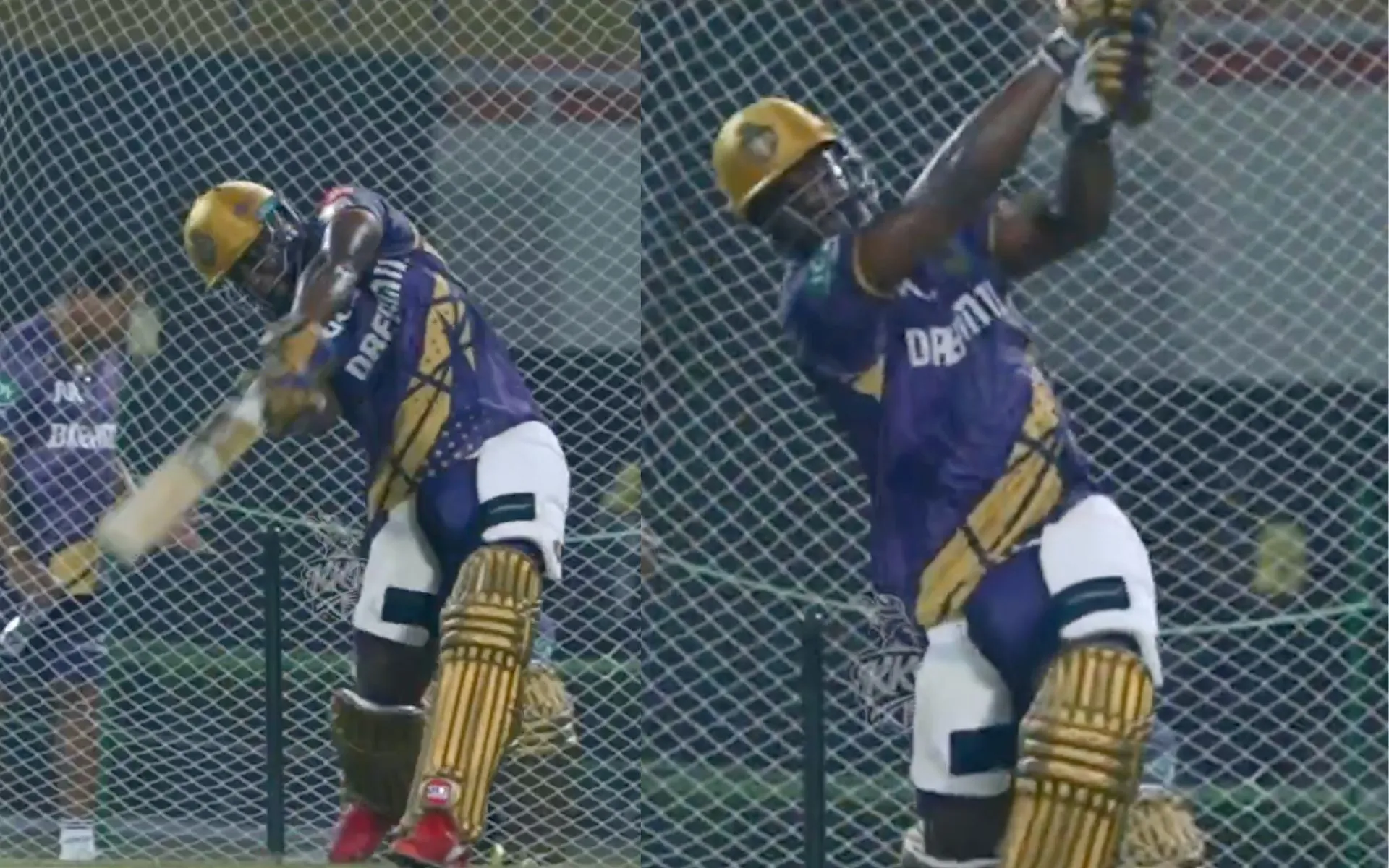 Andre Russell in nets [Source: @KKRiders/X.com]
