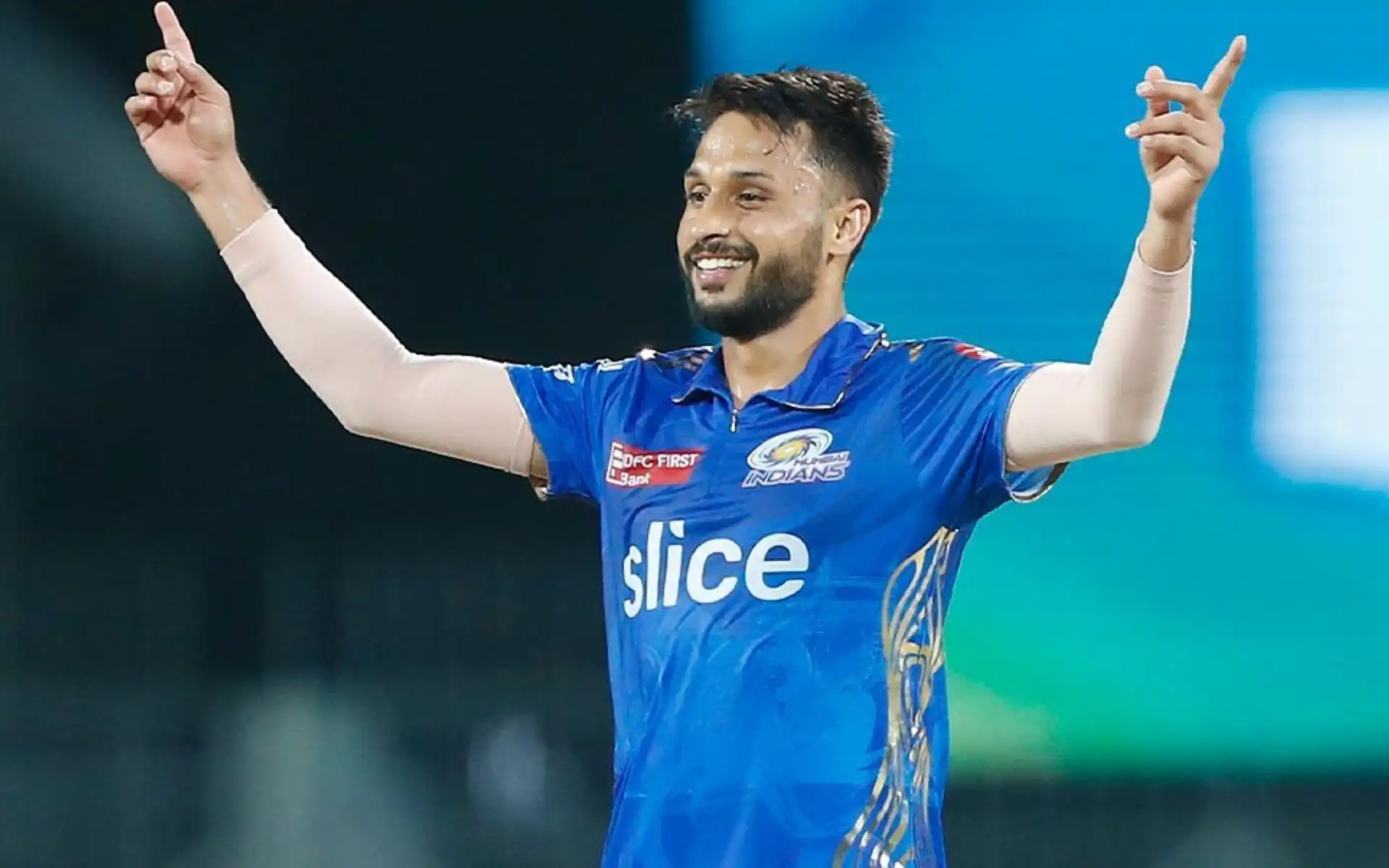 Akash Madhal for MI [Source: @randomcricstat/x.com]