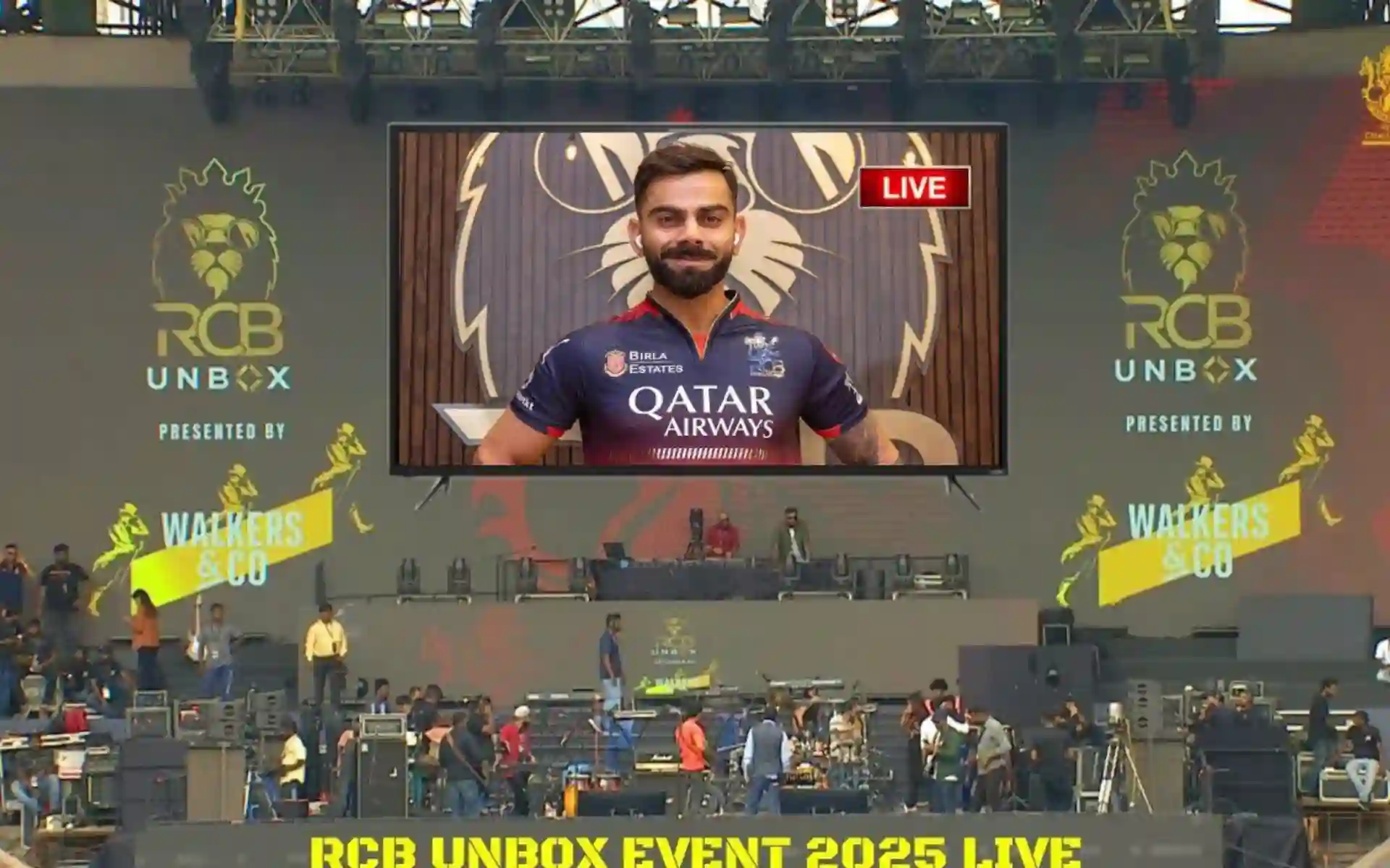 RCB's Unbox event (Source:@Allinone087,x.com)