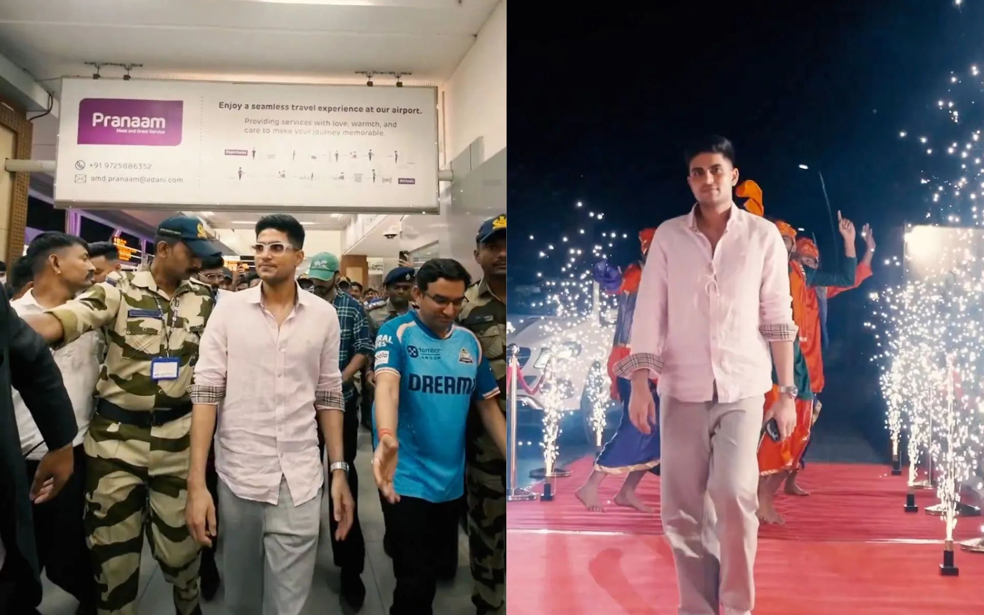Shubman Gill joins GT ahead of IPL 2025 (Source:@gujarat_titans,x.com)