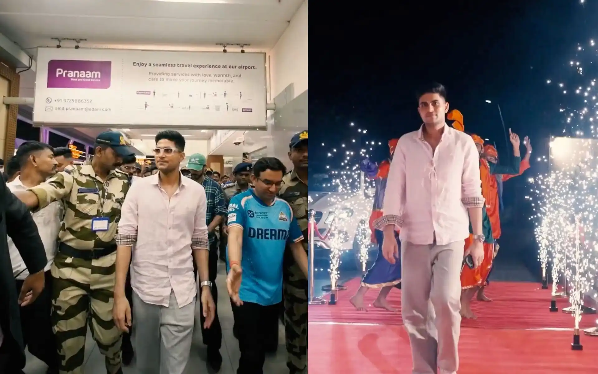 Shubman Gill joins GT ahead of IPL 2025 (Source:@gujarat_titans,x.com)