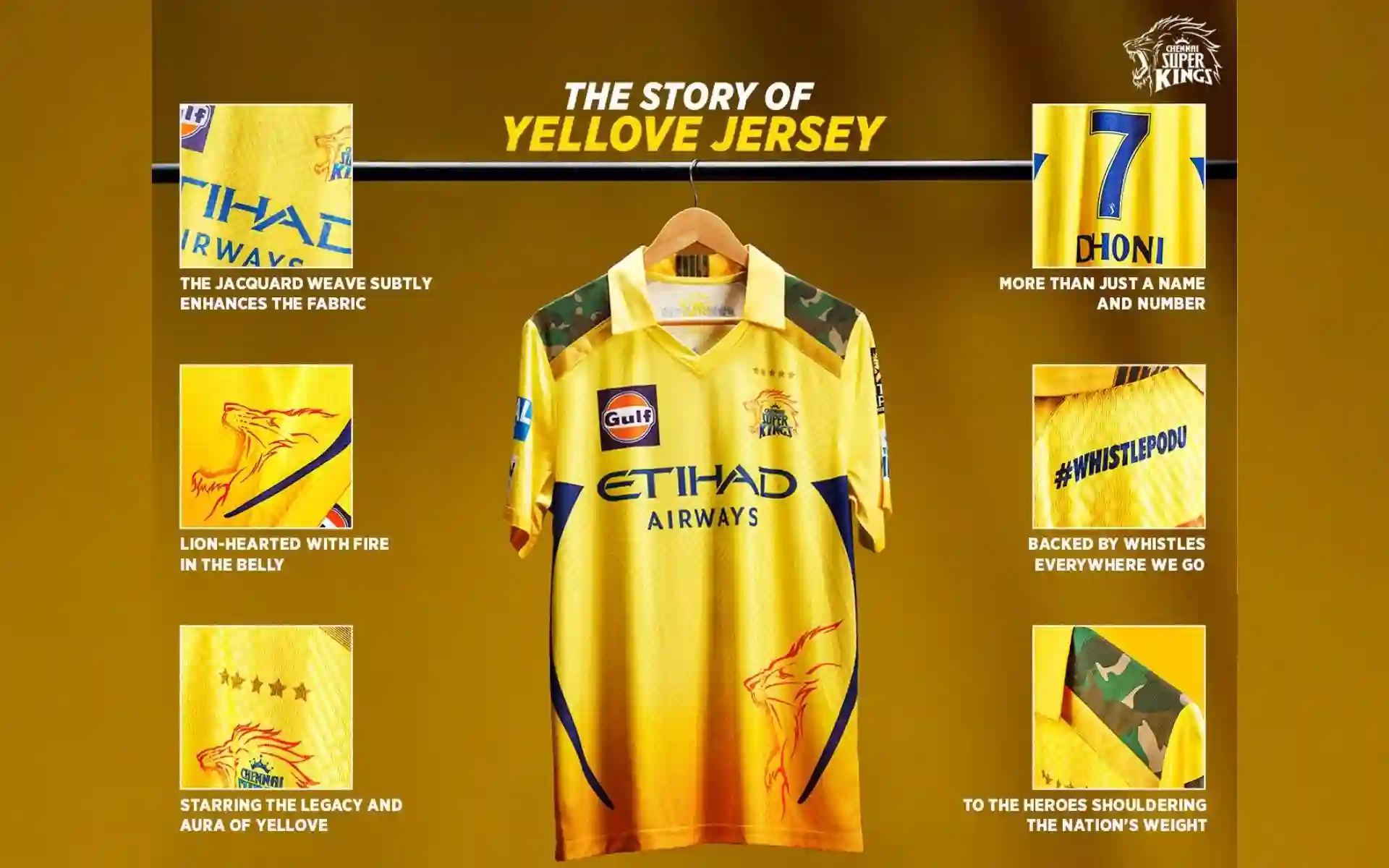 CSK's Jersey Specifications [Source: @CricCrazyJohns/x.com]
