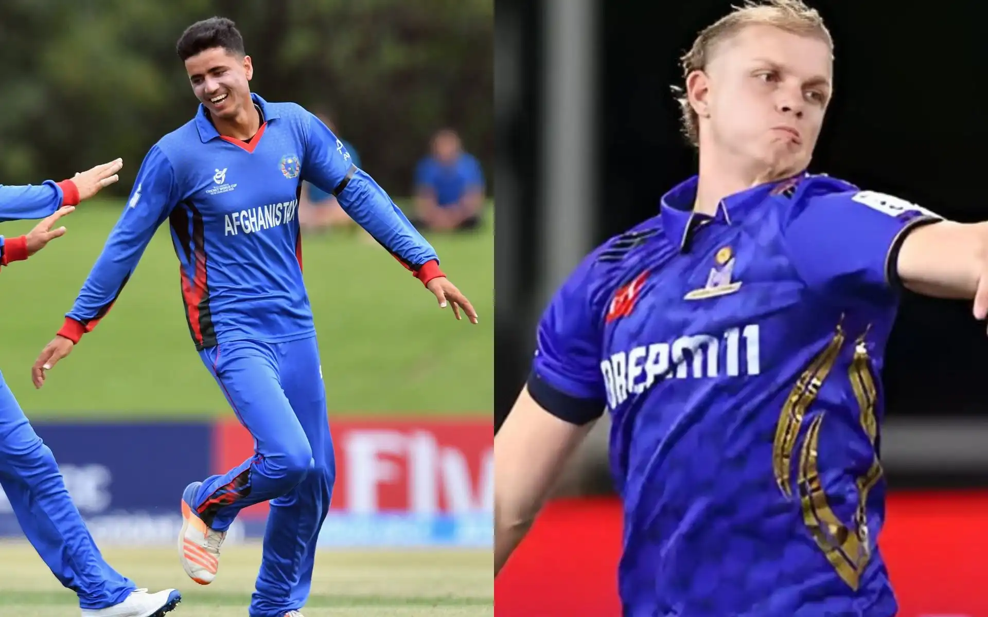Mujeeb Ur Rahman and Corbin Bosch [Source: @cricketmoodcom/x.com]