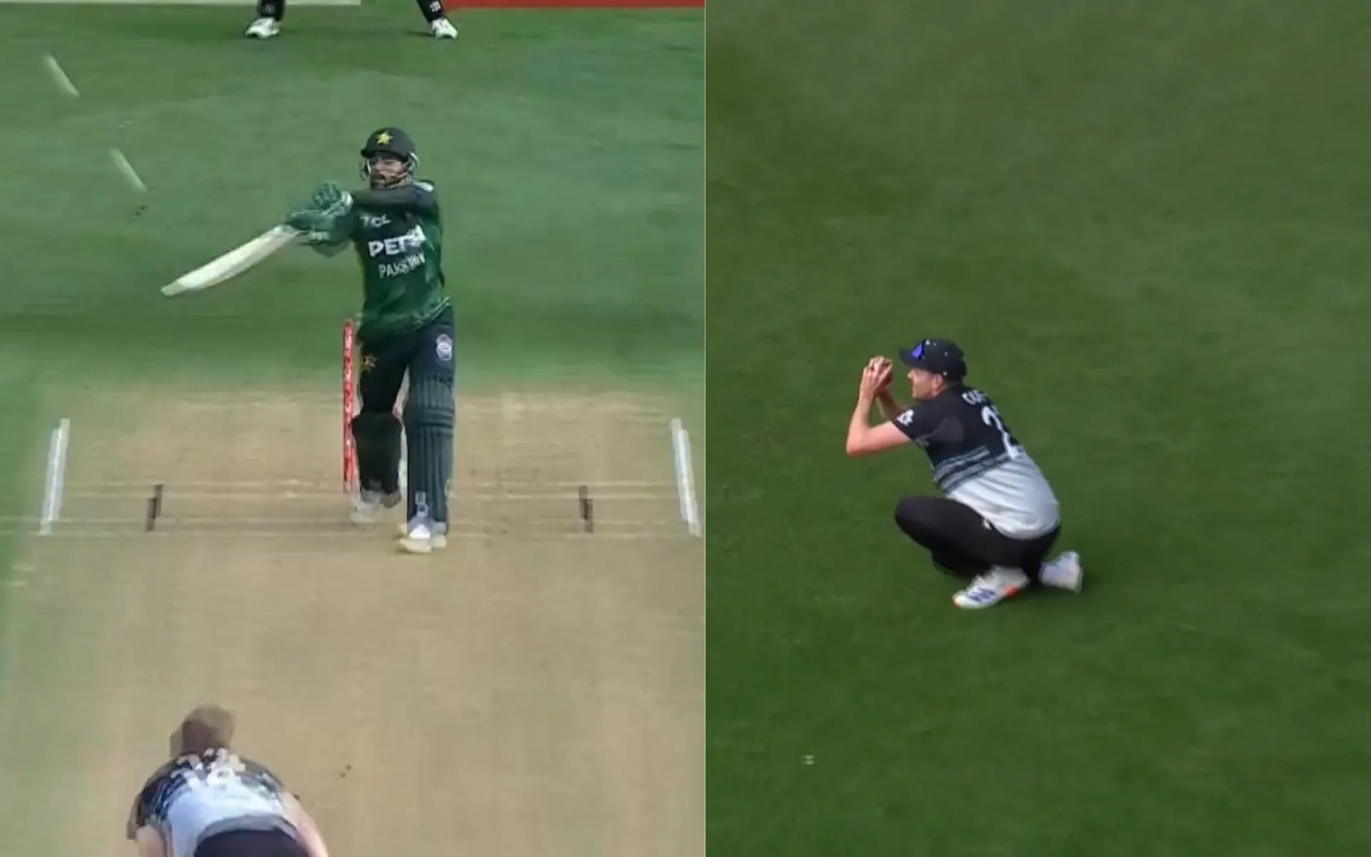 Pakistan star batter Mohammad Haris fails [Source: @Cricwick/x.com]
