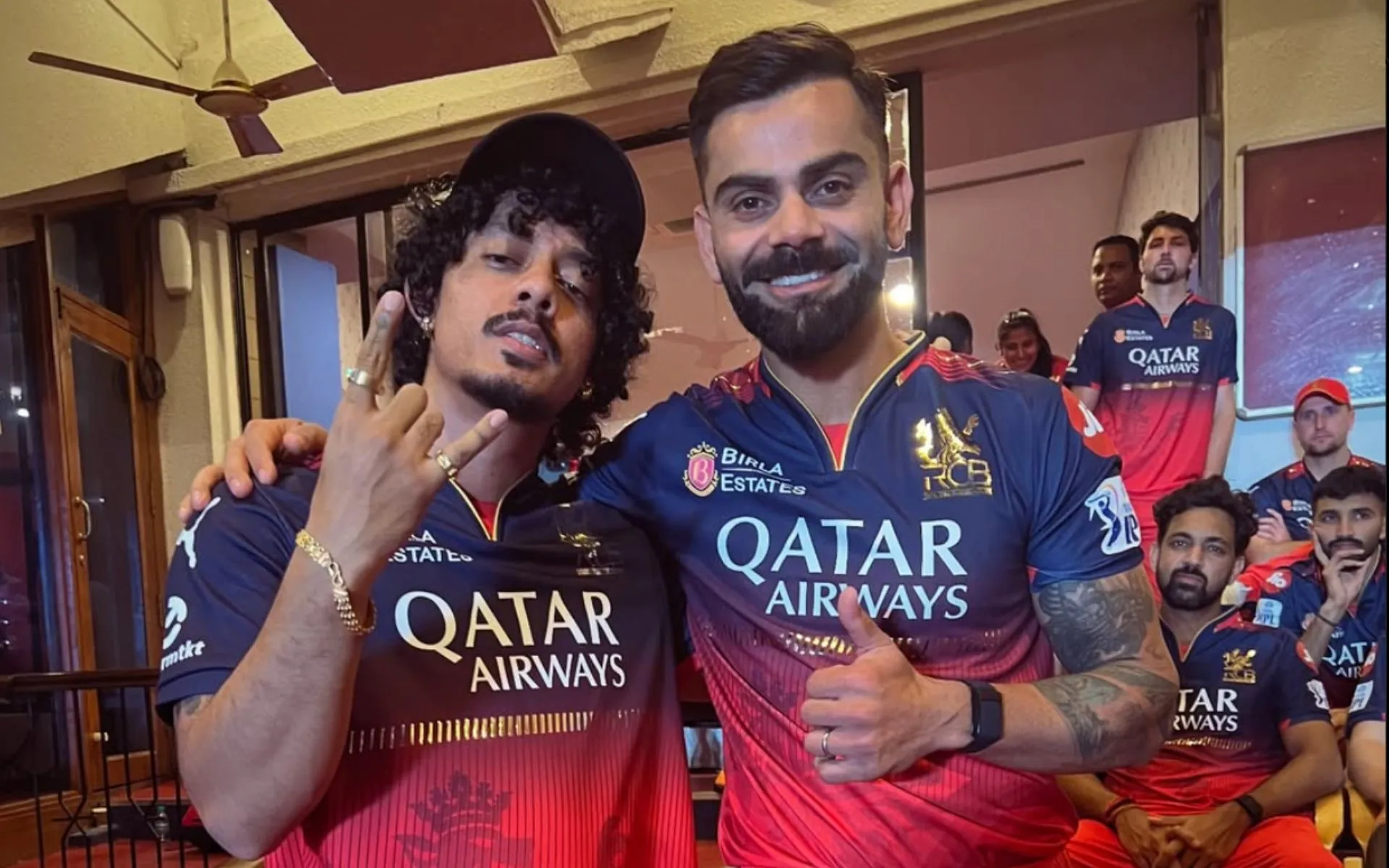Virat Kohli meets with famous rapper Hanumankind [Source: @hanumankind/Instagram]