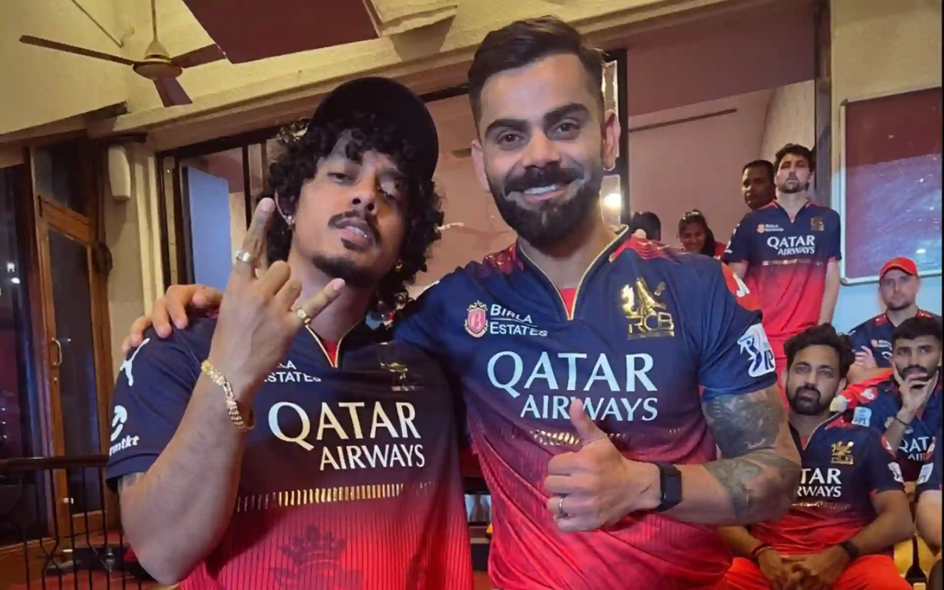 IPL Meets Rap! Virat Kohli Shares Warm Hug With Hanumankind At RCB Unbox Event