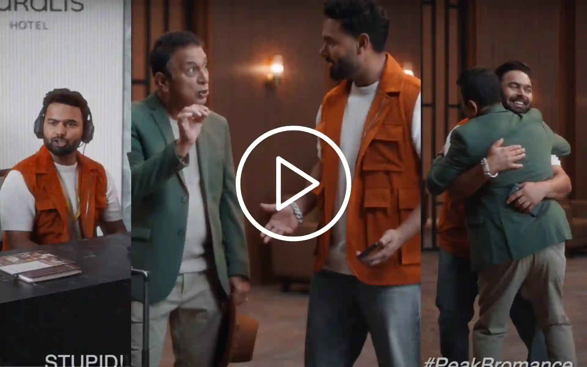 [Watch] Rishabh Pant Hugs Sunil Gavaskar After Calling Him 'Stupid' In New Video