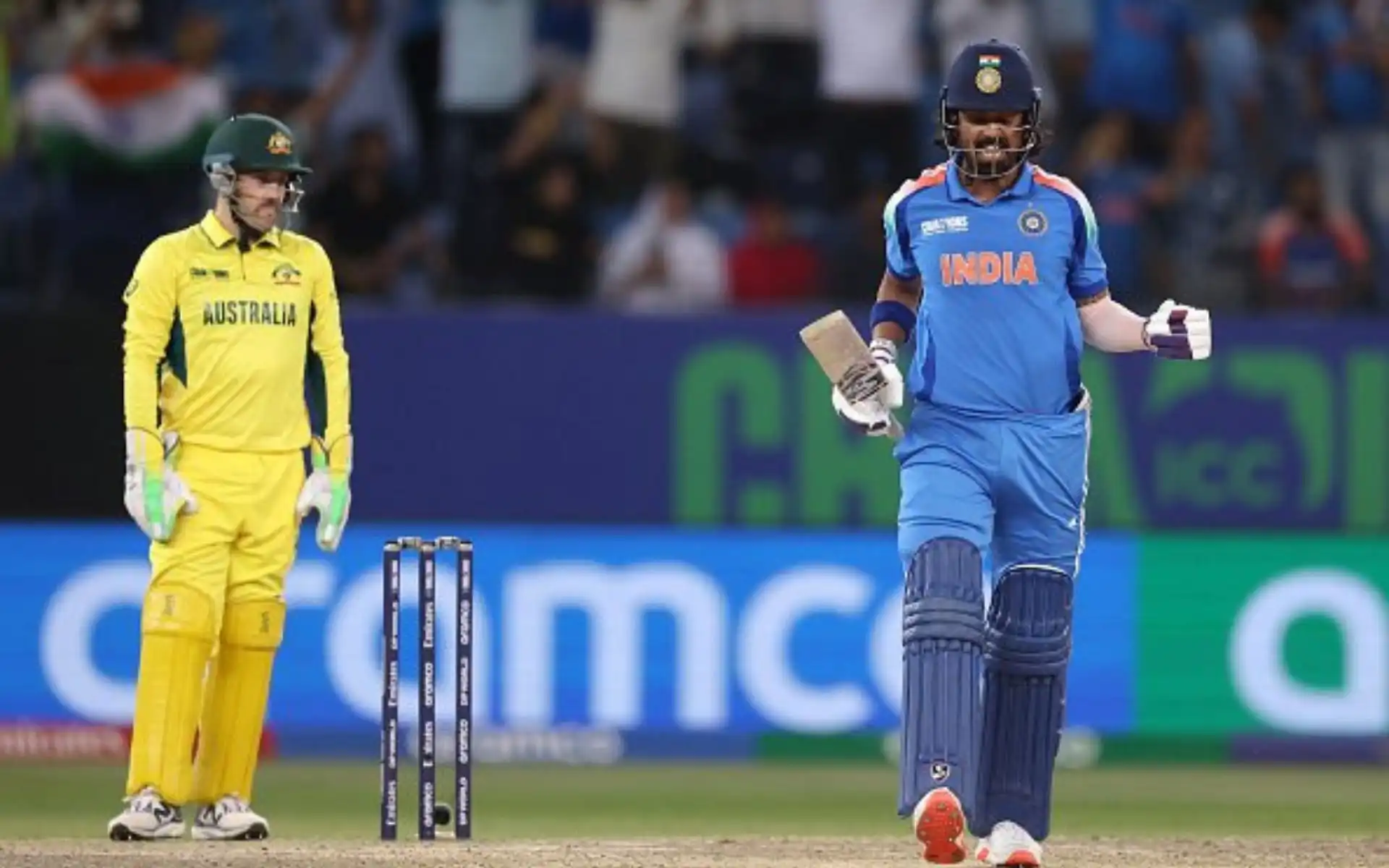 KL Rahul in Champions Trophy (Source: @LordGod188/X.com)
