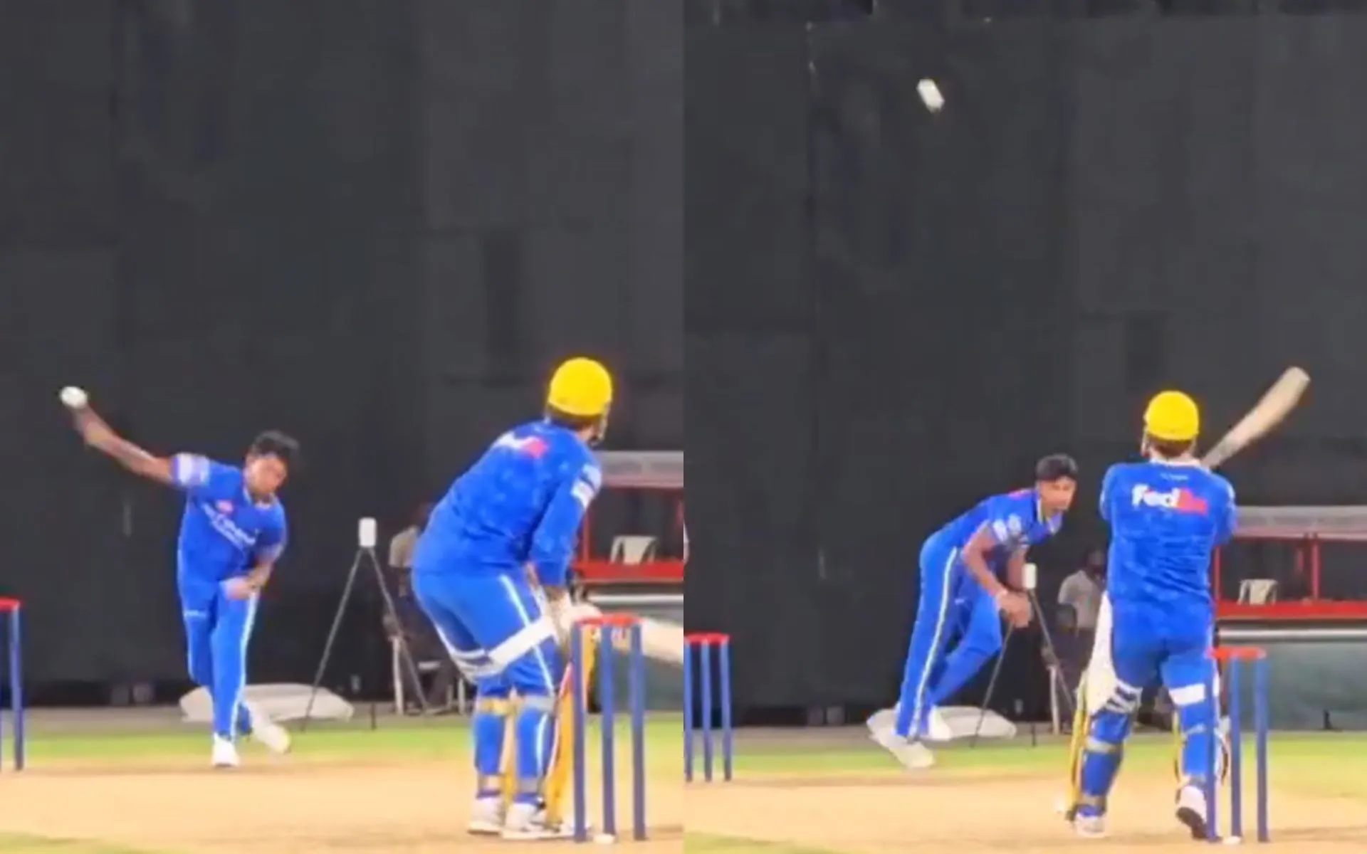 MS Dhoni & Matheesha Pathirana (Source: @dhonsim140024/X.com)