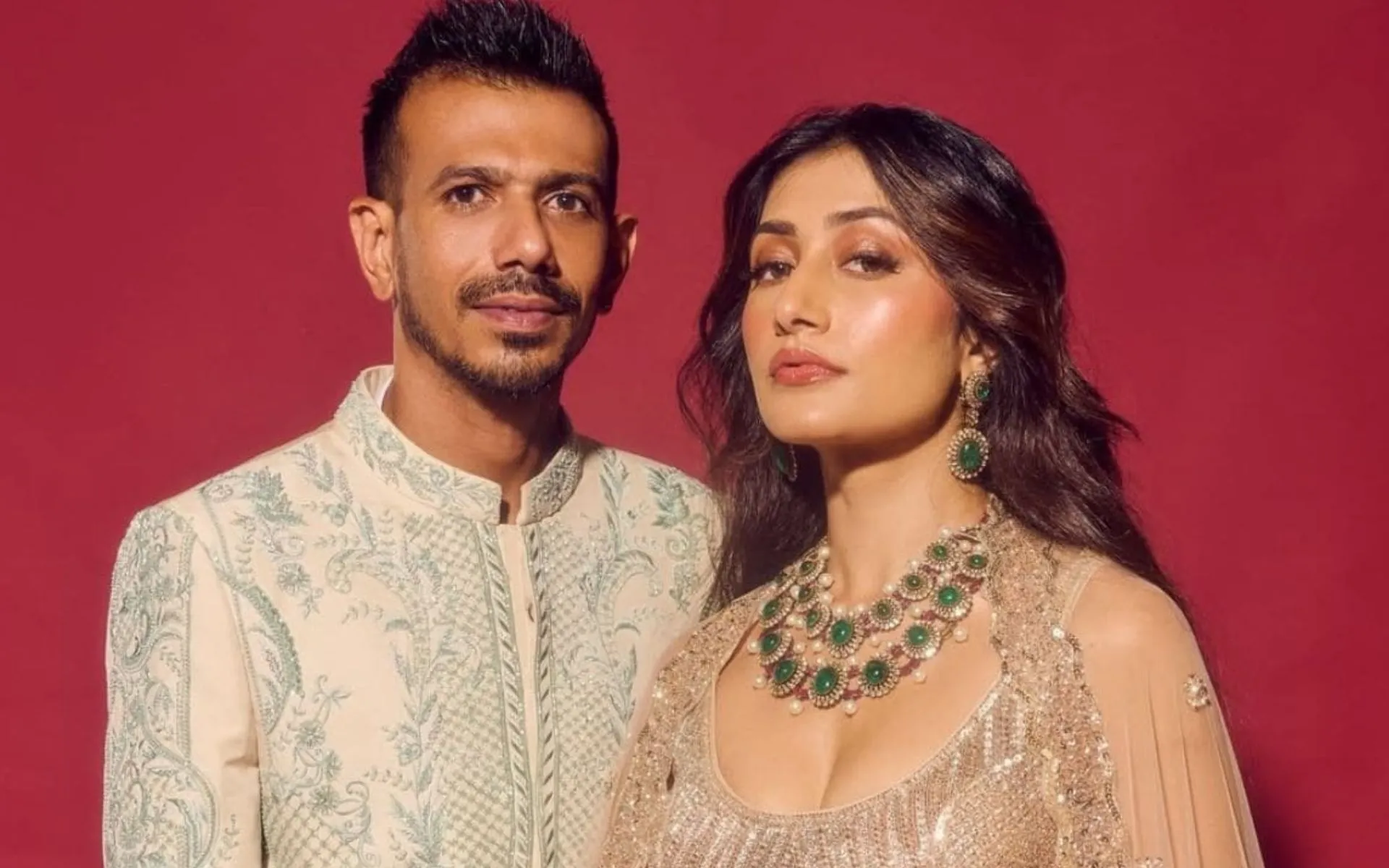 Chahal and Dhanashree - (Source:@Johns/X.com)