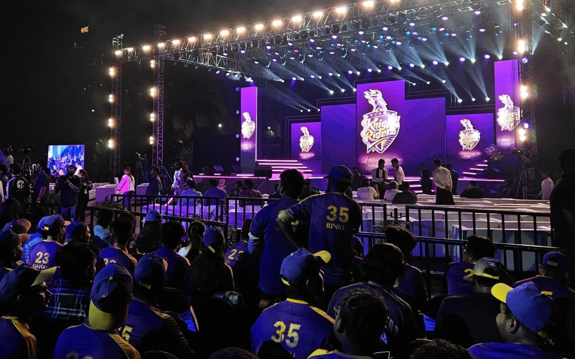 KKR unplugged event - (Source:@KnightRiders/X.com)