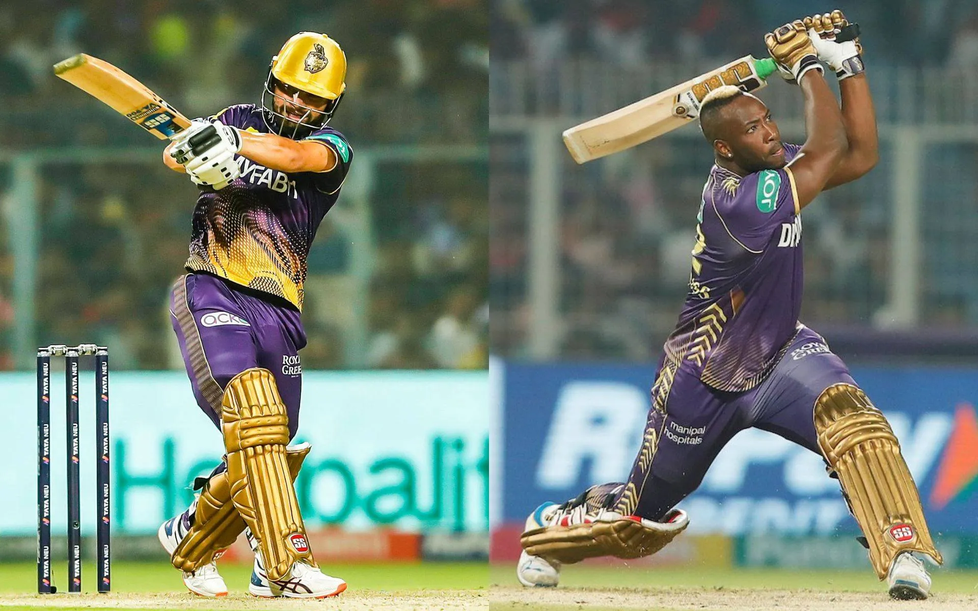 Rinku Singh vs Andre Russell [Source: @shubhankrmishra, @CricCrazyJohns/x.com]