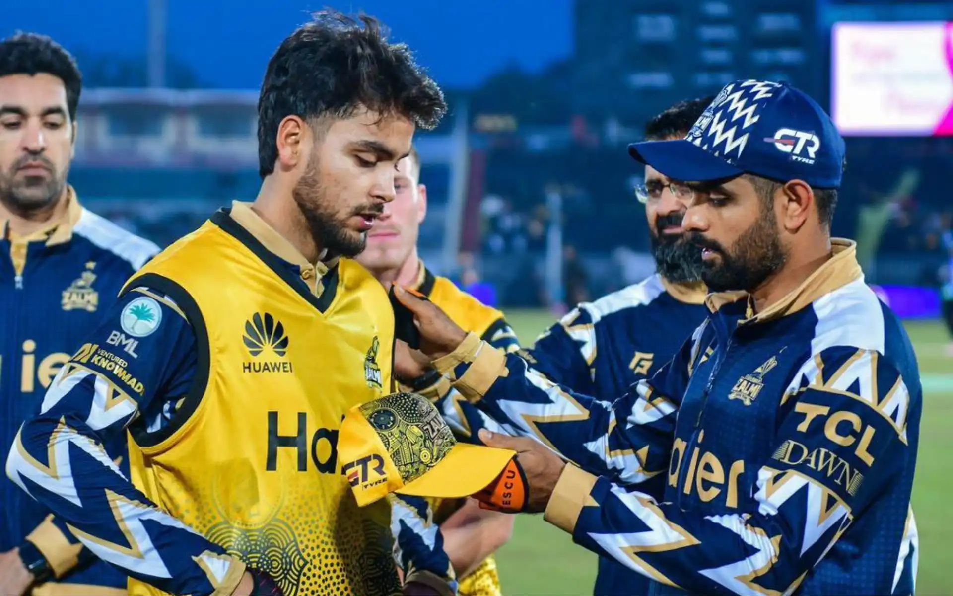 Mehran Mumtaz with Babar Azam (Source: @SajSadiqCricket/X.com)