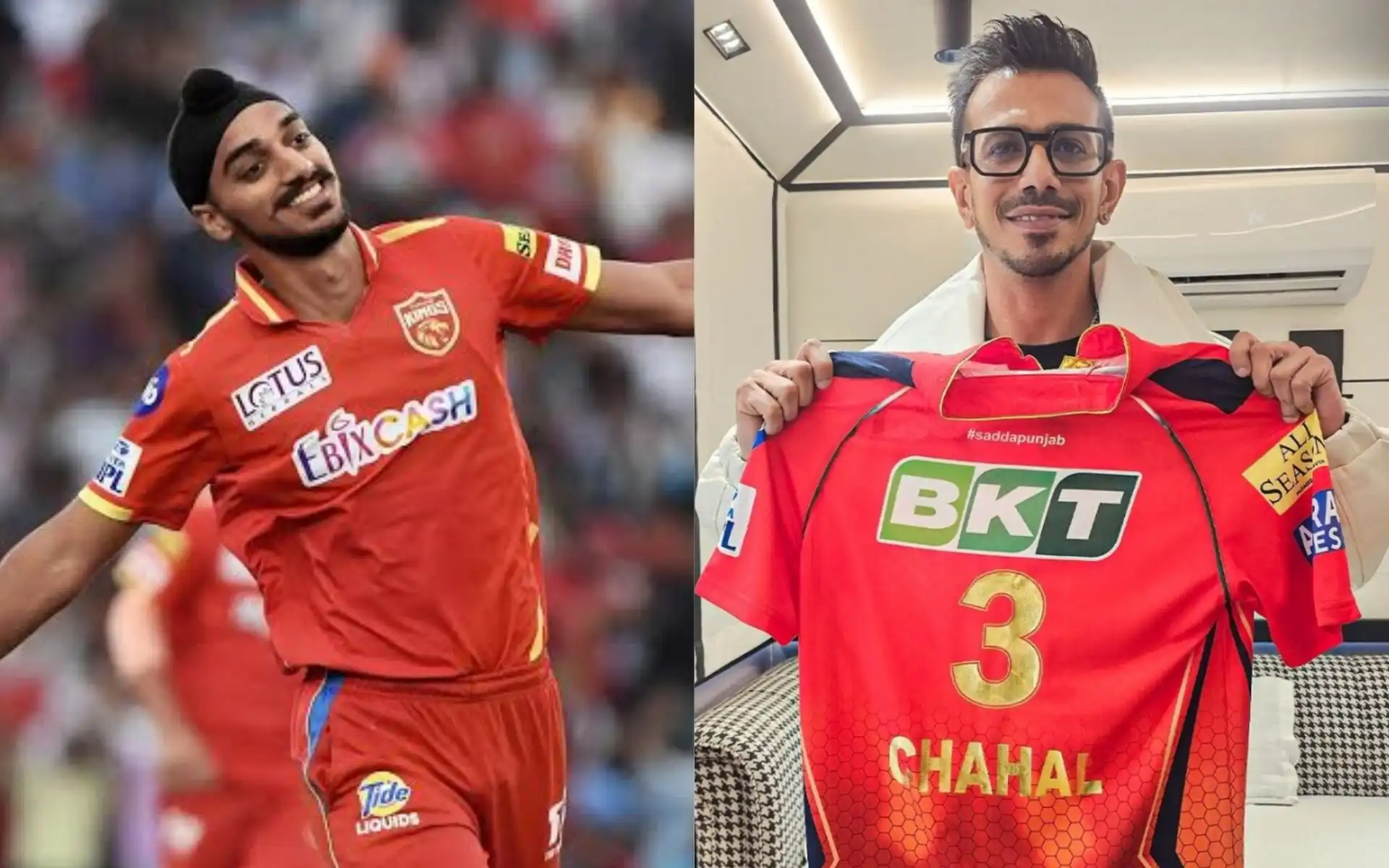 Arshdeep Singh and Yuzvendra Chahal [Source: @CricketSatire/X.com]