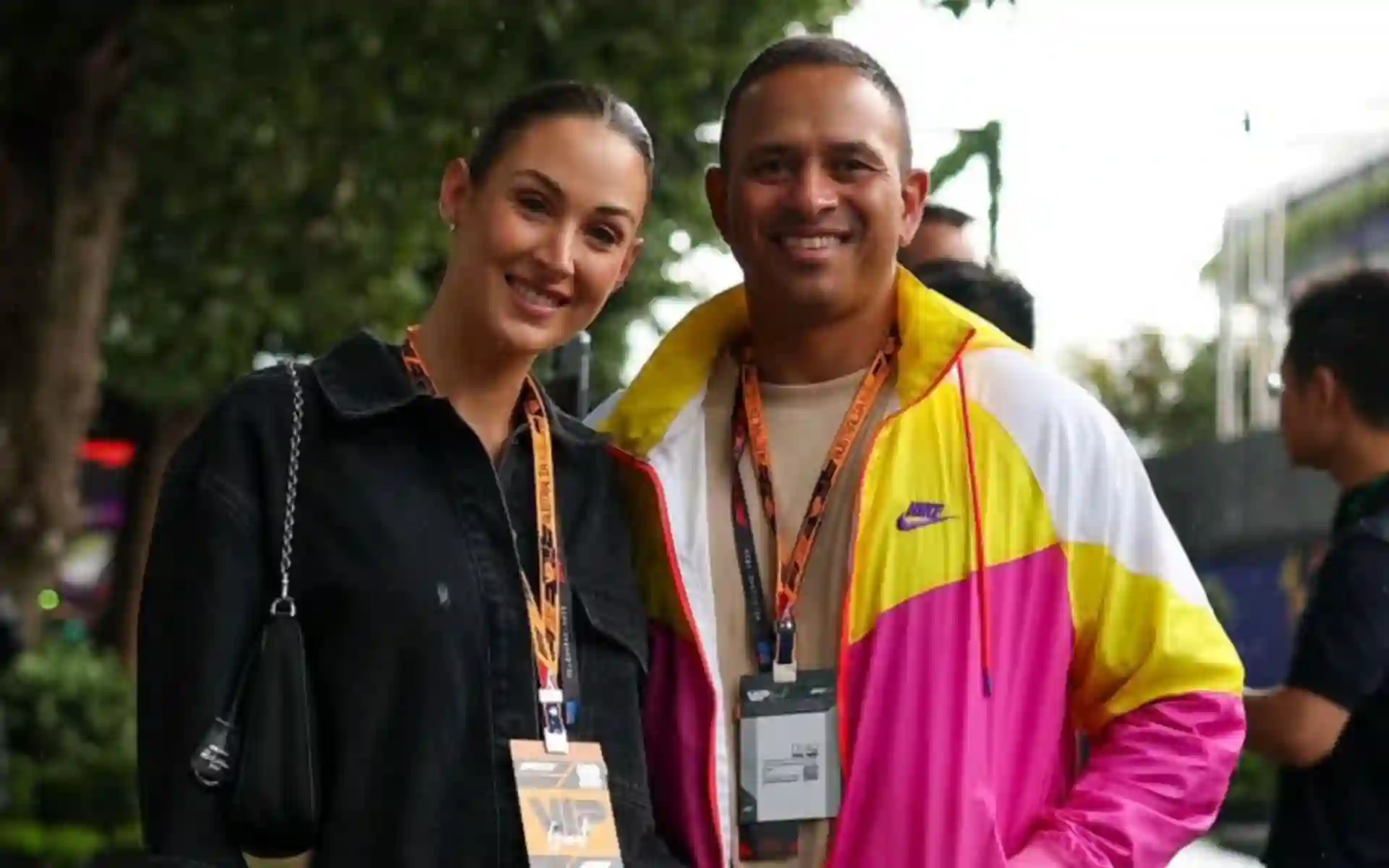 Usman Khawaja attends F1 Grand Prix at Albert Park [Source: @zanofc/X.com]