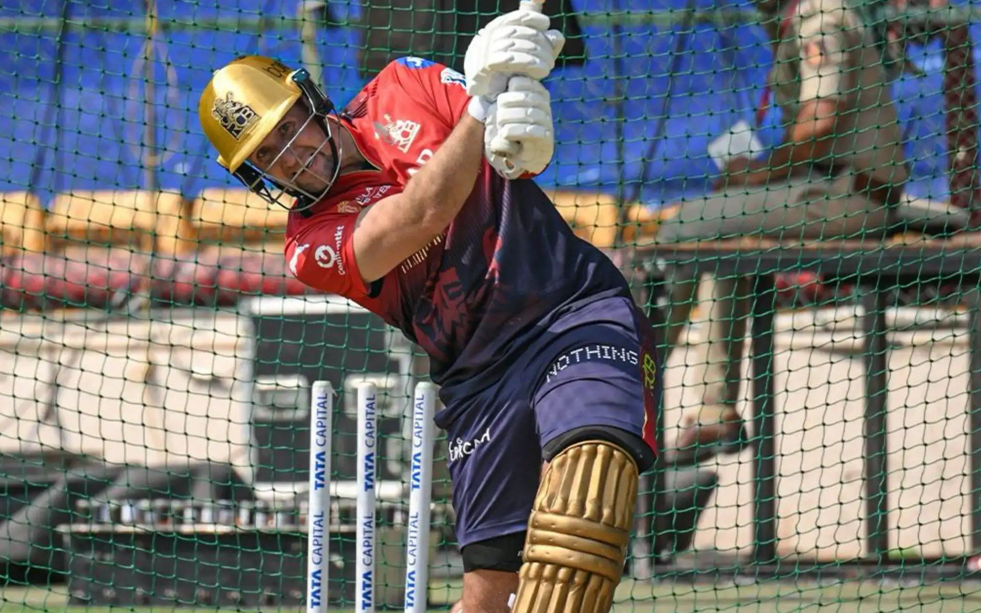 Liam Livingstone in RCB practice [Source: @imkevin149/x.com]