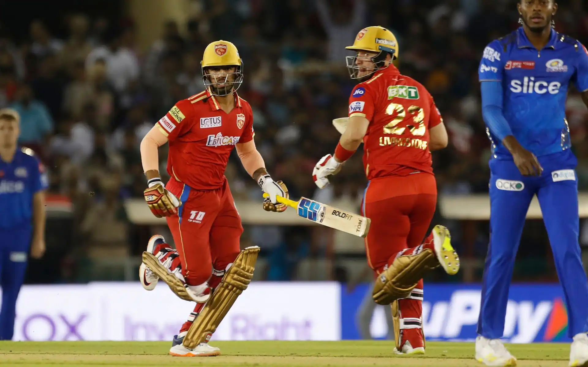 Liam Livingstone vs Jitesh Sharma [Source: @IPL/x]