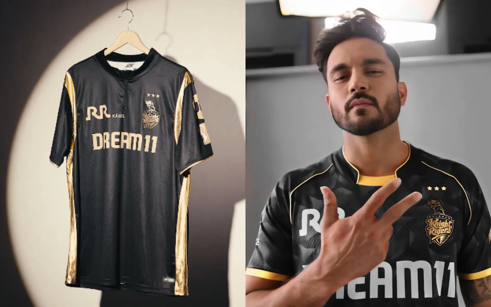 KKR unveils black-gold jersey for fans [Source: @KKRiders/X.com]