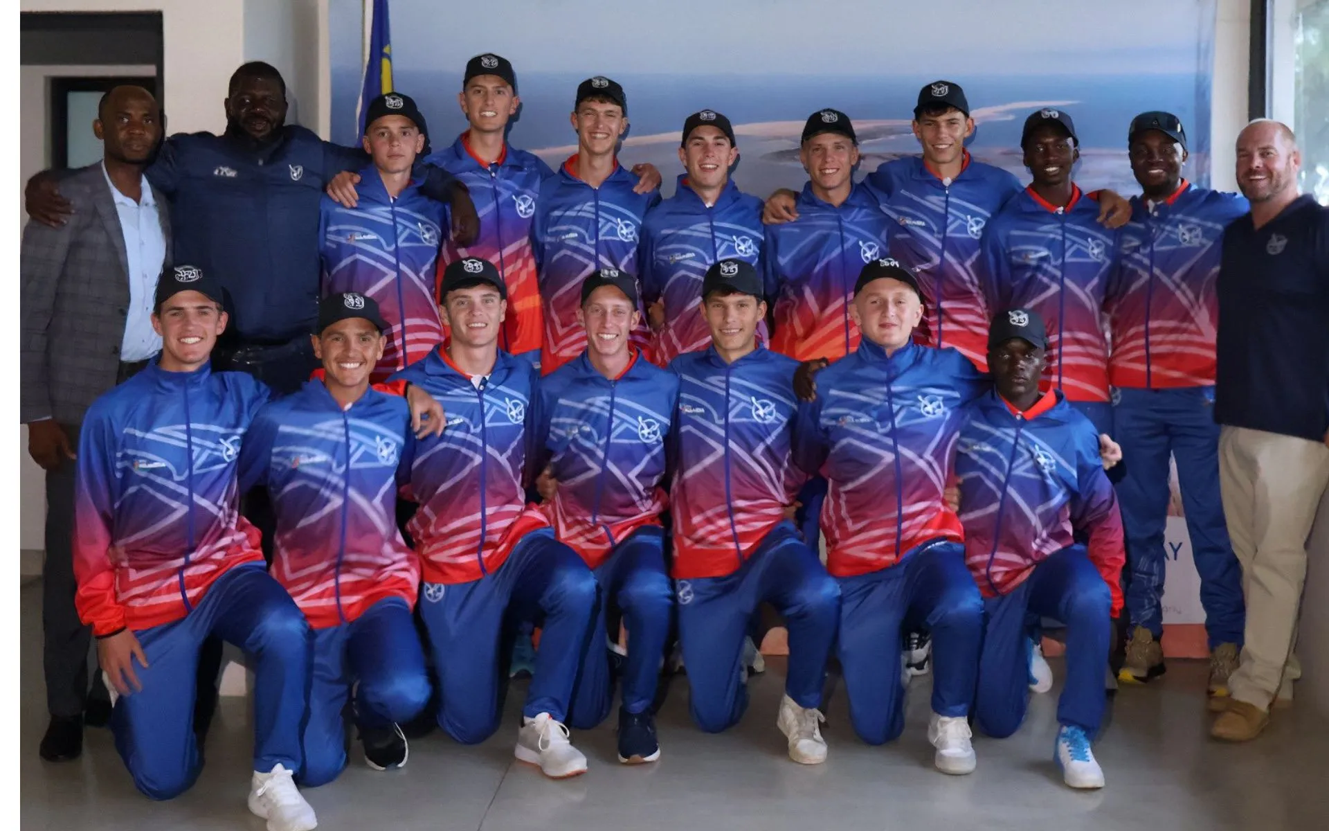 Namibia Under-19 team [Source:  @EagleFMNam/x.com]