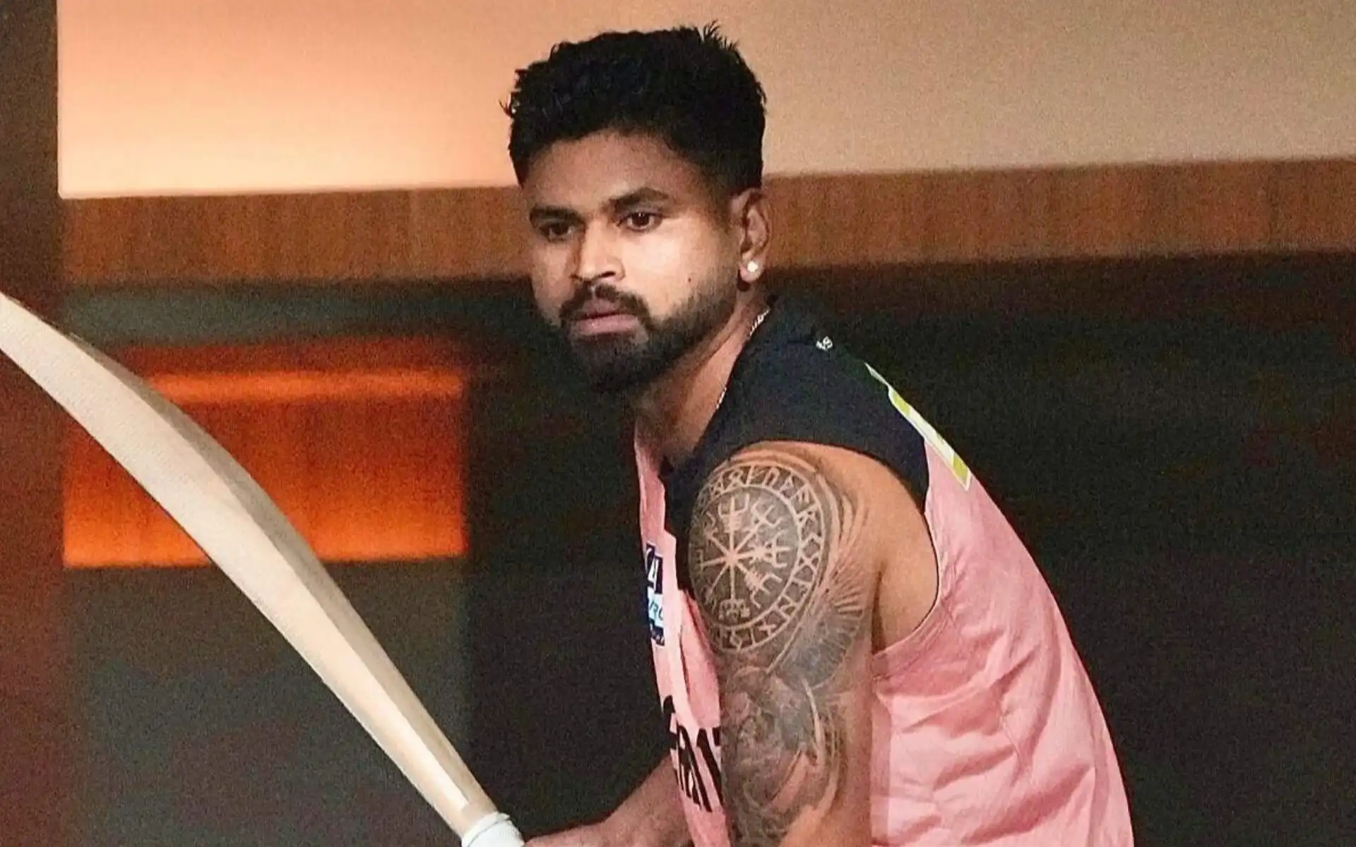 Shreyas Iyer's New Tattoo (Source: @rohit_dv96/x.com)