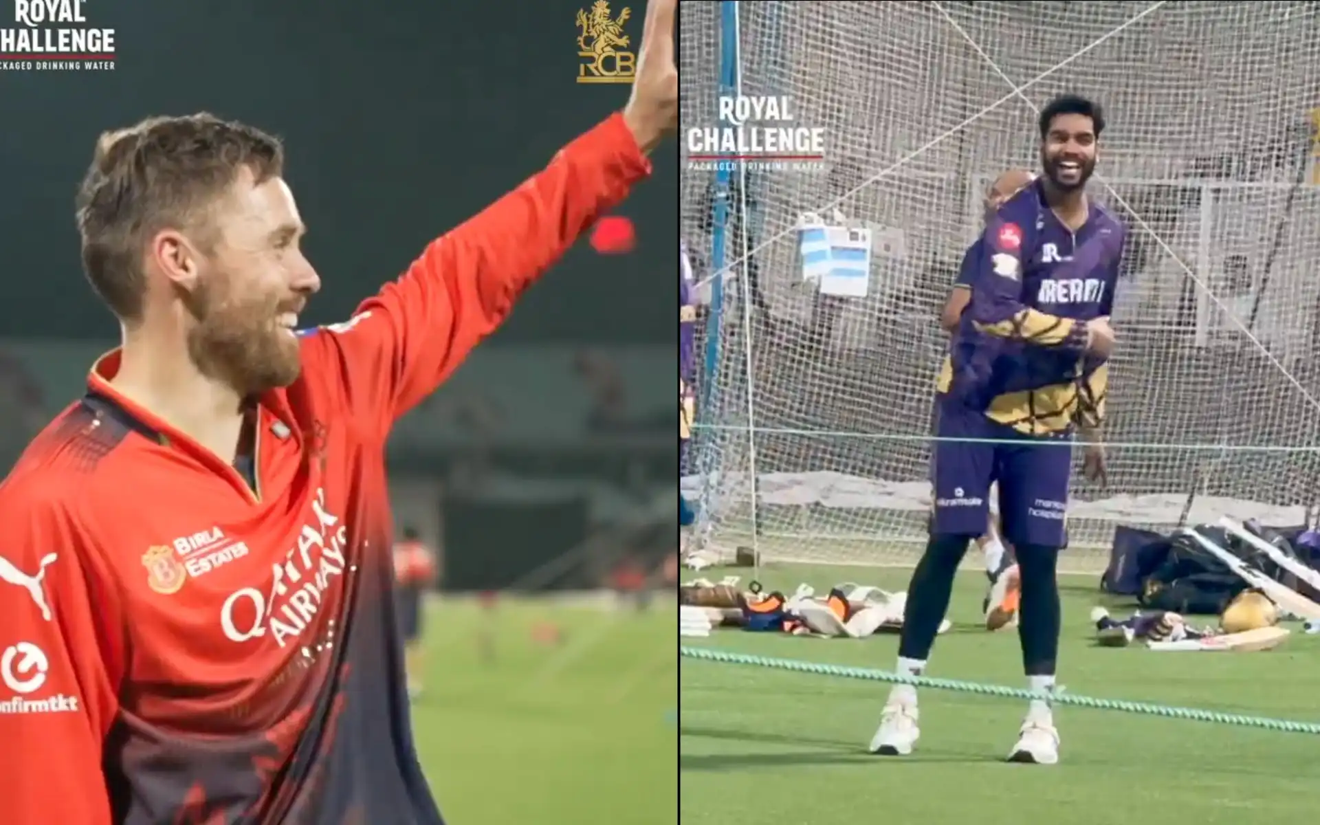 Phil Salt and Venkatesh Iyer spotted together [Source: @RCBTweets/X.com]