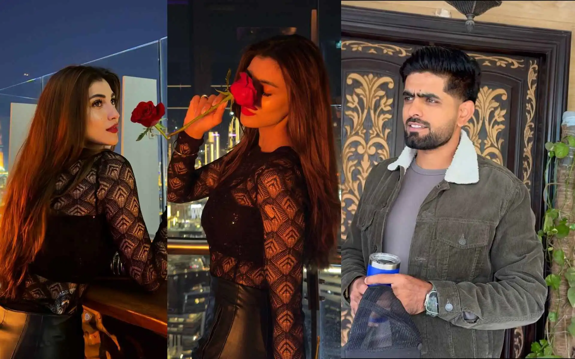 Babar Azam and Nazish Jahangir (Source:@day6596,x.com)