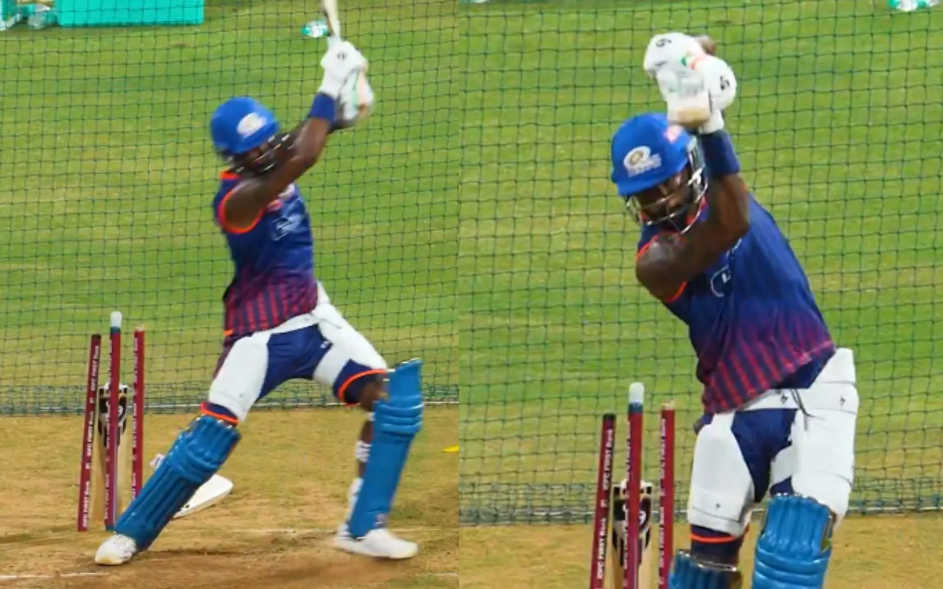 Hardik Pandya in Mumbai Indians Camp [Source: @mipaltan/X.com]