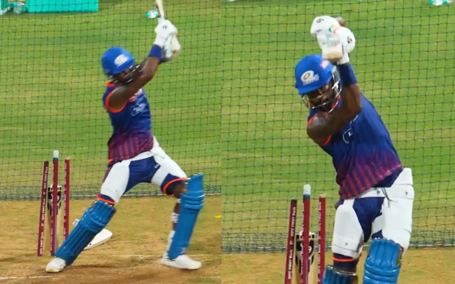 Hardik Pandya in Mumbai Indians Camp [Source: @mipaltan/X.com]