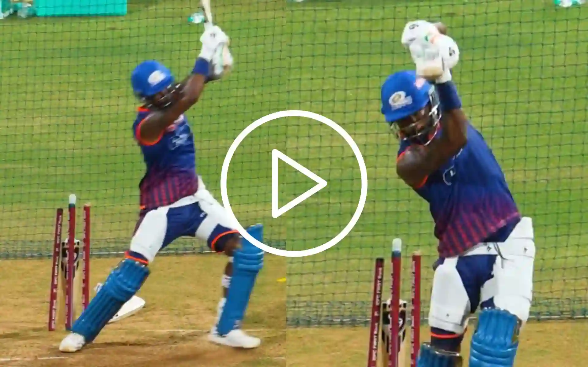 [Watch] Skipper Hardik Pandya Fires Gunshots; Swags No-Look Shots In MI Camp