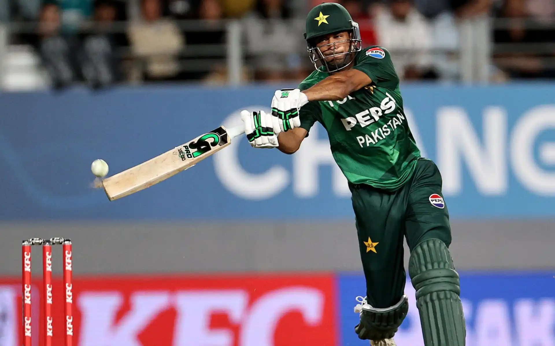 Hasan Nawaz in action [Source: @TheRealPCB/X]