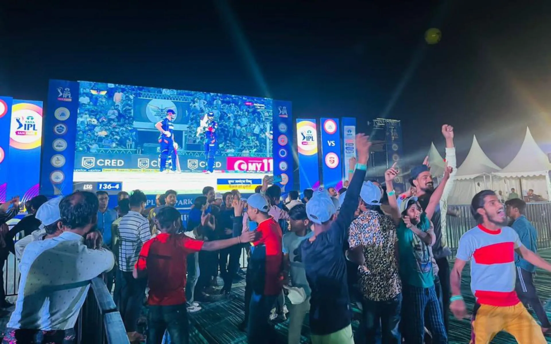 IPL fan park [Source: @erbmjha/x.com]