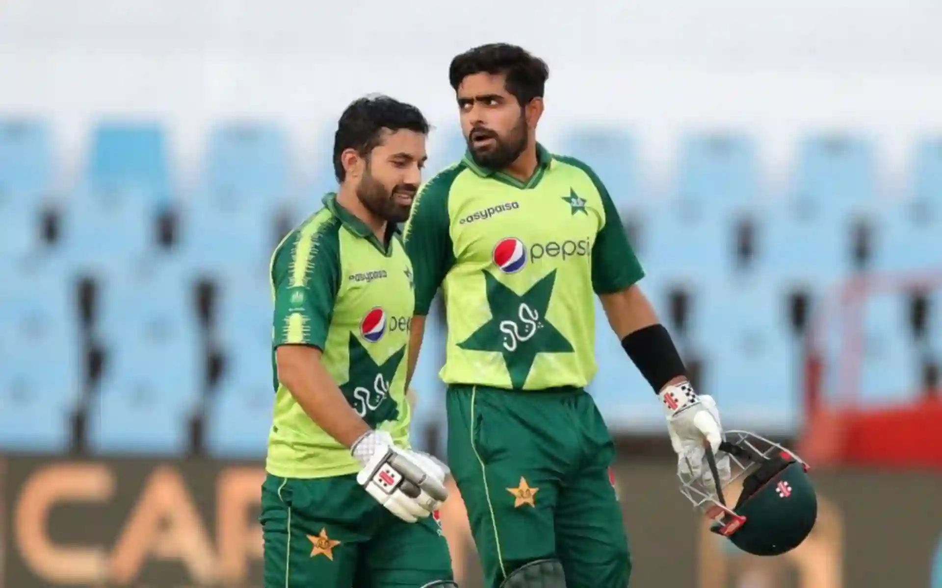 Moh. Rizwan and Babar Azam. [Source - TheRealPCB/x.com]