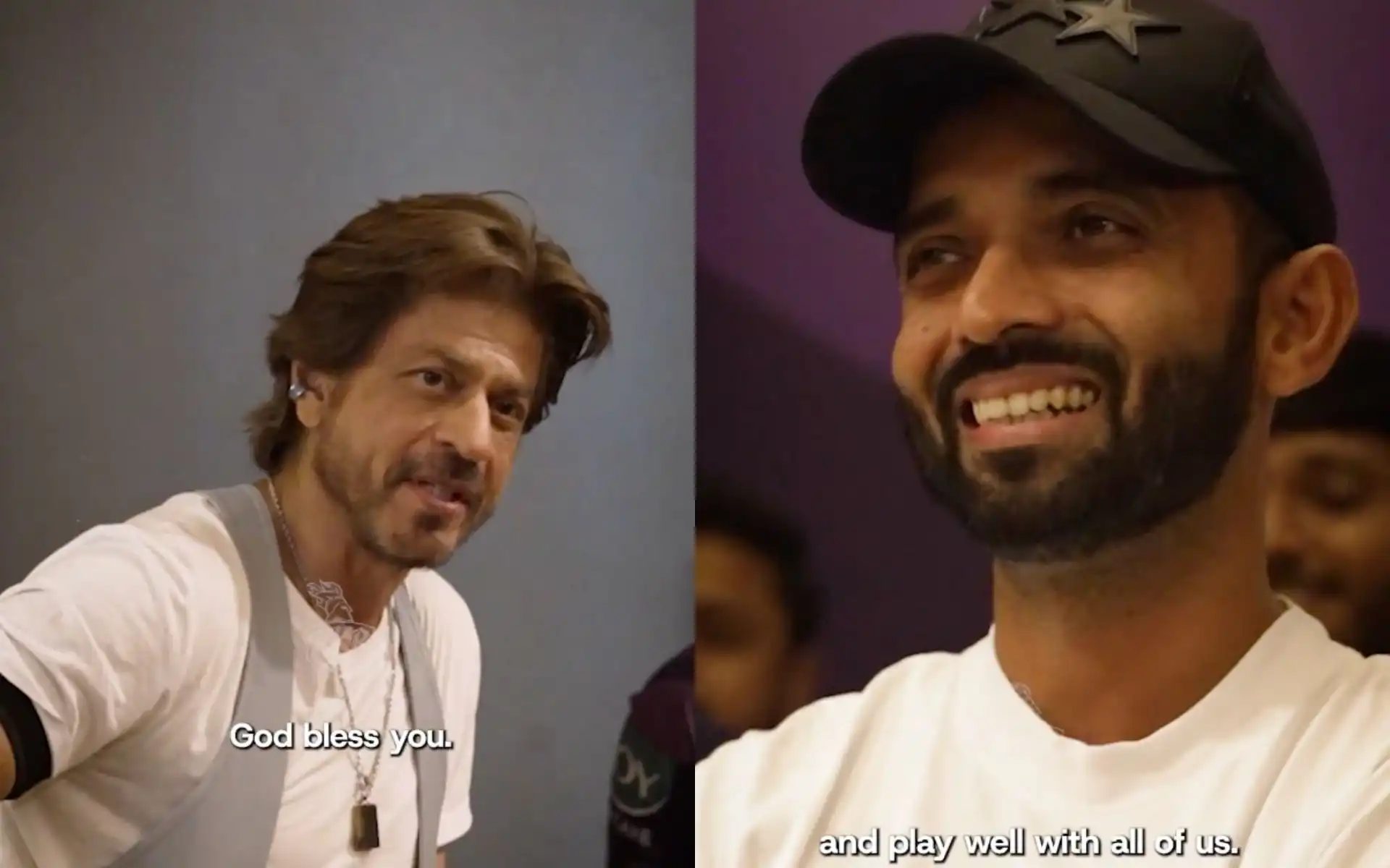 Shahrukh Khan meets KKR squad ahead of IPL 2025 season [Source: @KKRiders/X.com]