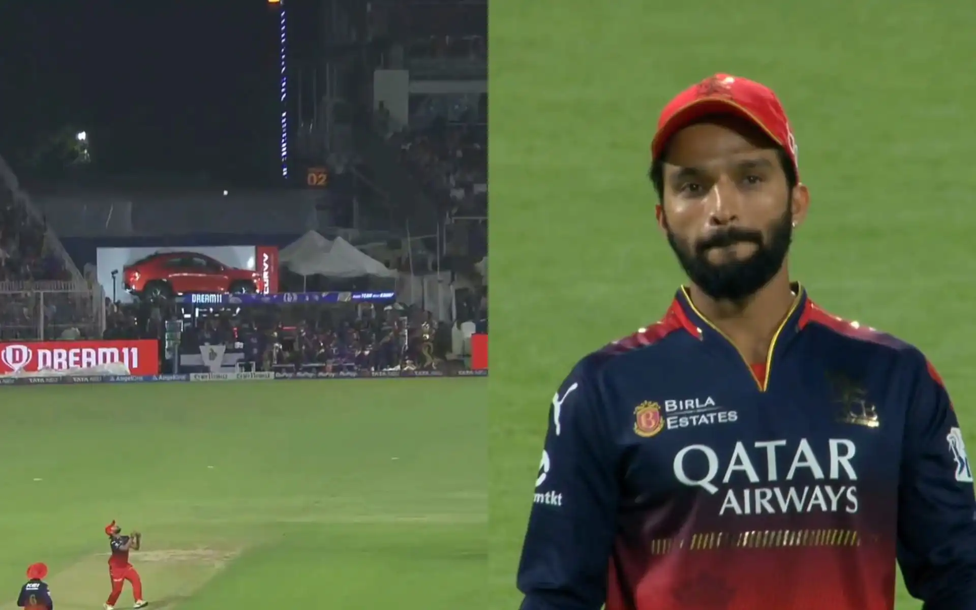 Rajat Patidar's reaction after catch drop (Source: Screengrab from JioStar)