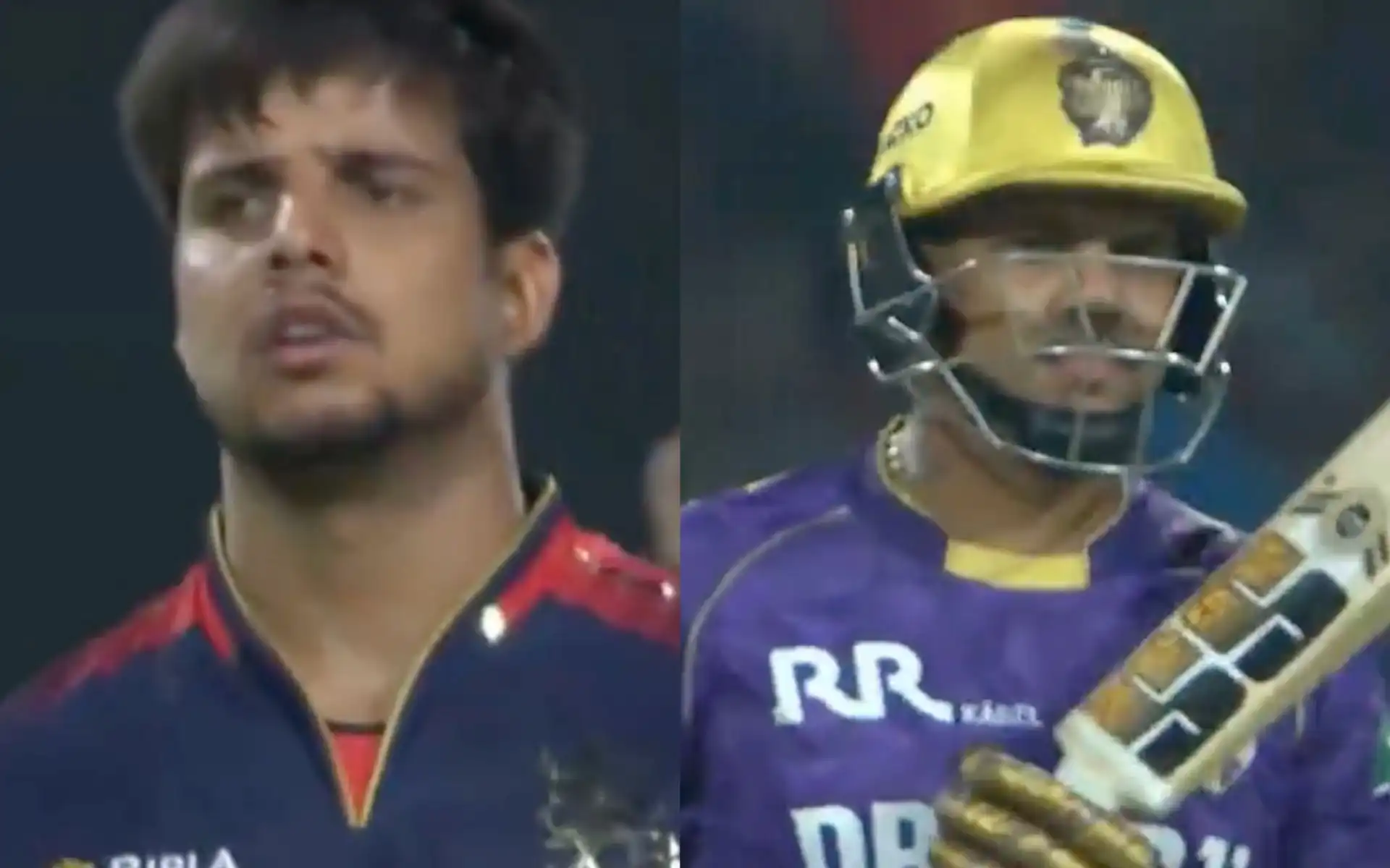 Suyash Sharma after removing Sunil Narine (Source:@kuchnahi1269083/X.com)